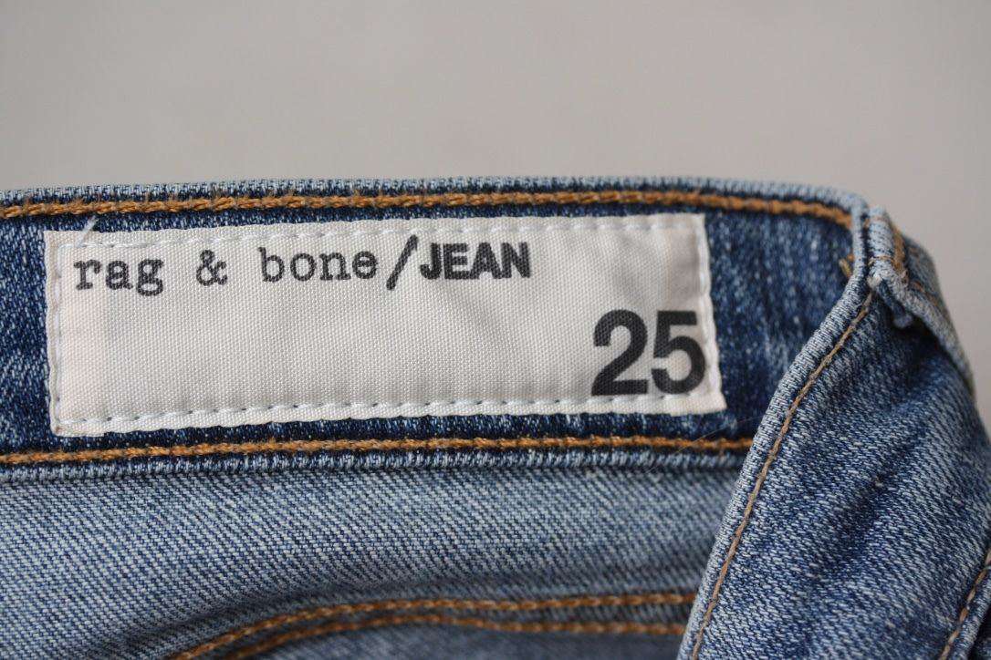RAG AND BONE THE DRE BOYFRIEND MARINER JEANS W25 UK 6/8 - Image 9