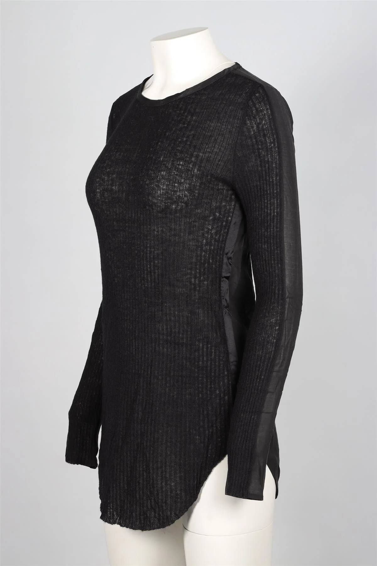 RAG & BONE BLACK WOOL TOP SMALL - Image 3