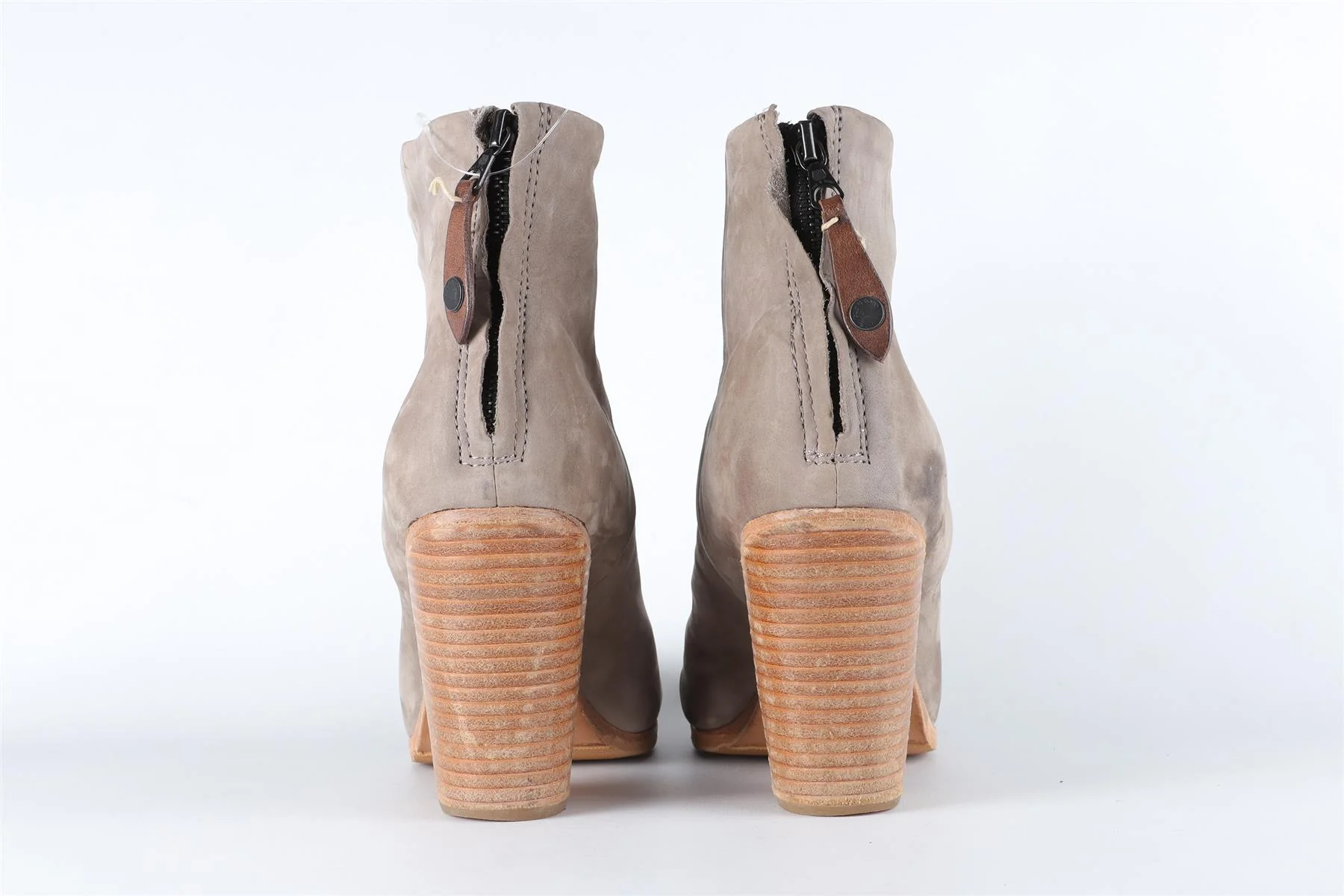 RAG & BONE GREY SUEDE ANKLE BOOTS EU 38 UK 5 US 8 - Image 5