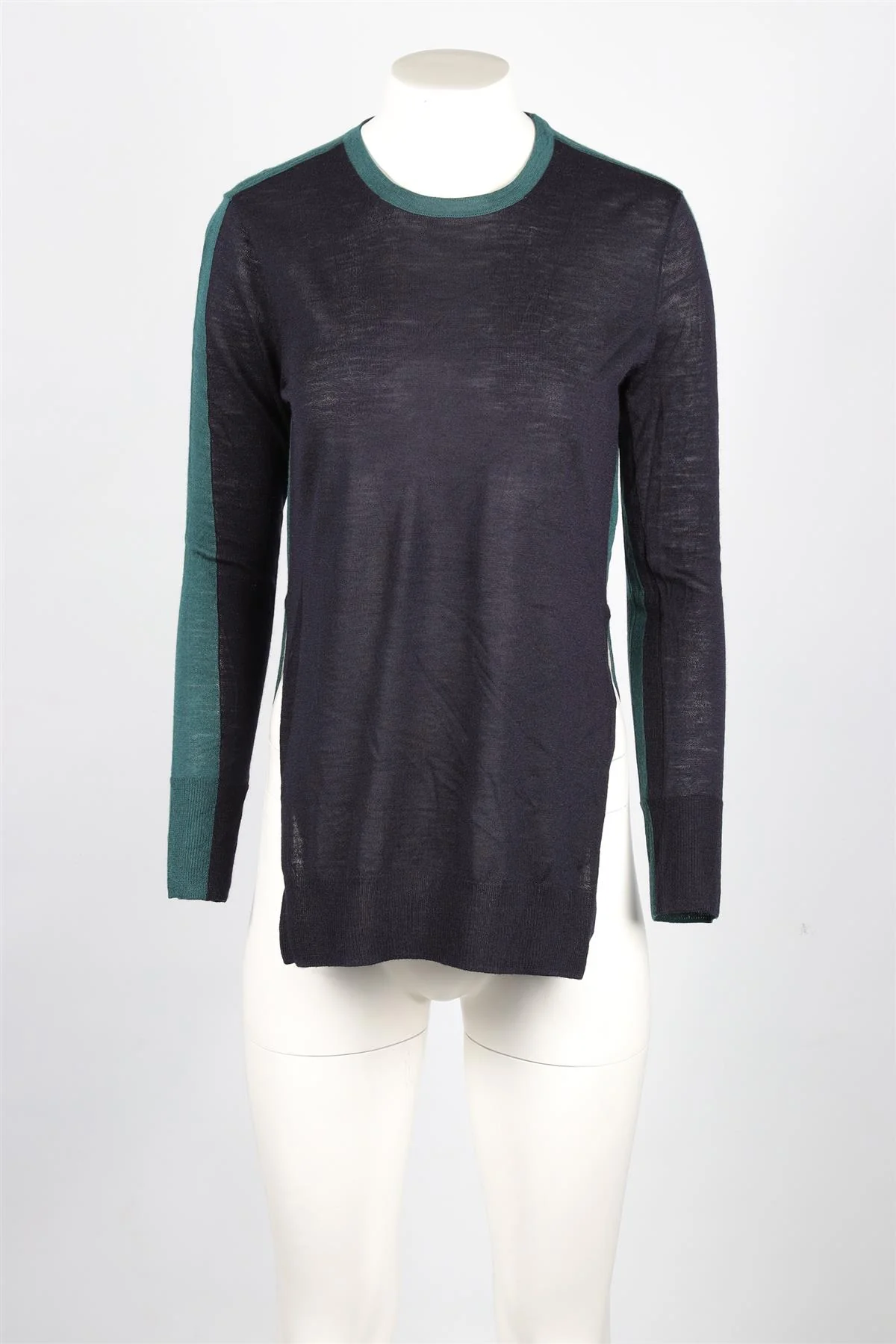 RAG & BONE NAVY CASHMERE SWEATER SMALL - Image 2