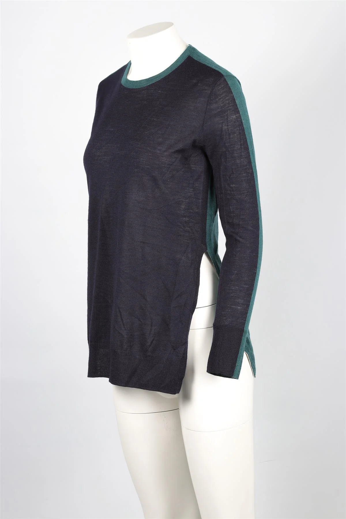 RAG & BONE NAVY CASHMERE SWEATER SMALL - Image 3