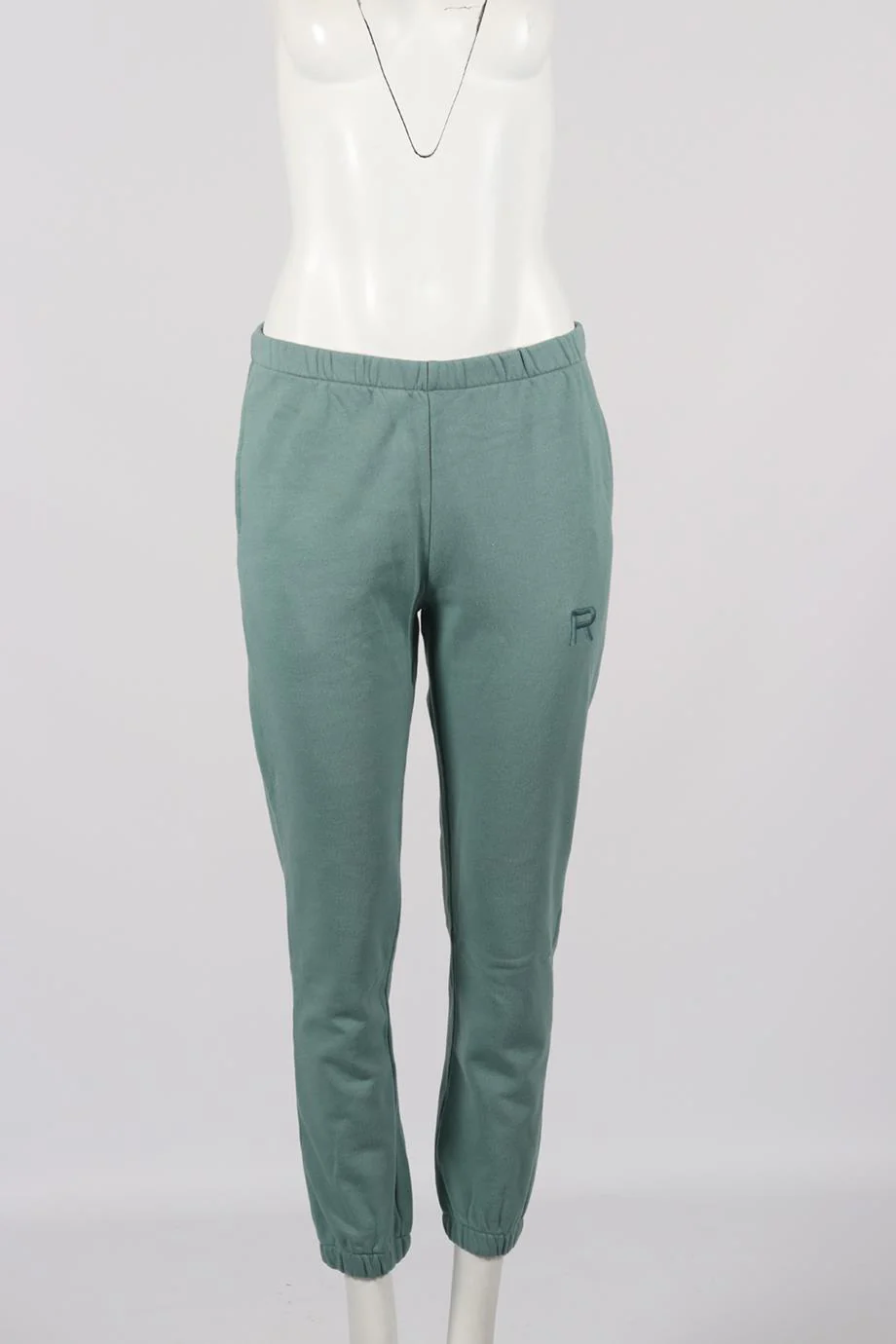 RAGDOLL EMBROIDERED COTTON JERSEY TRACK PANTS SMALL - Image 2