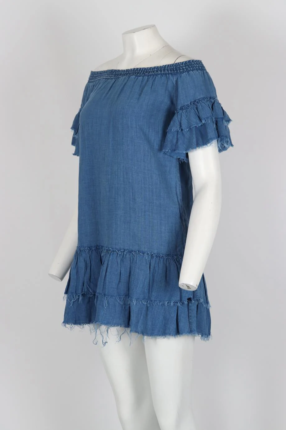 RAILS CHAMBRAY MINI DRESS XSMALL - Image 3