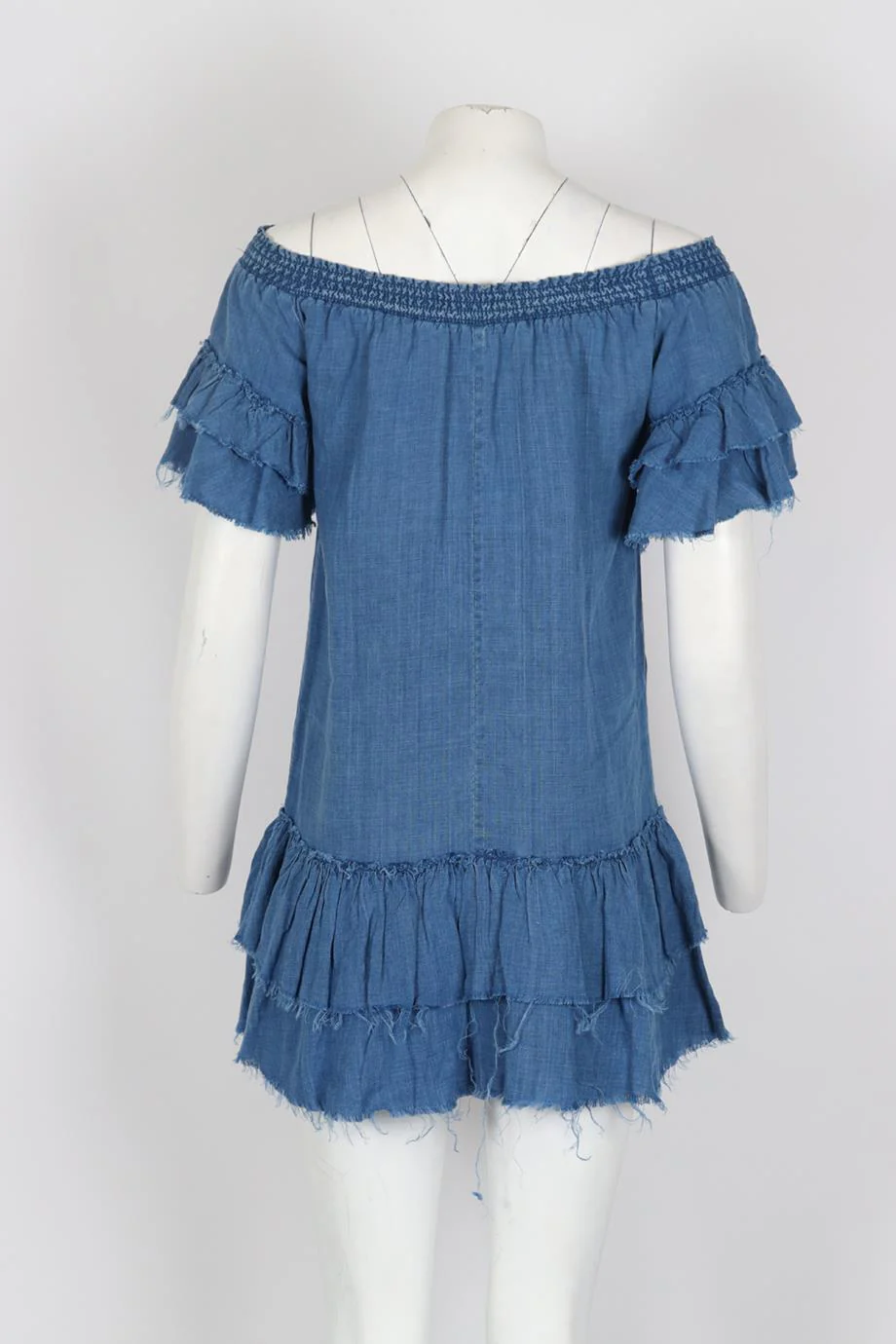 RAILS CHAMBRAY MINI DRESS XSMALL - Image 4