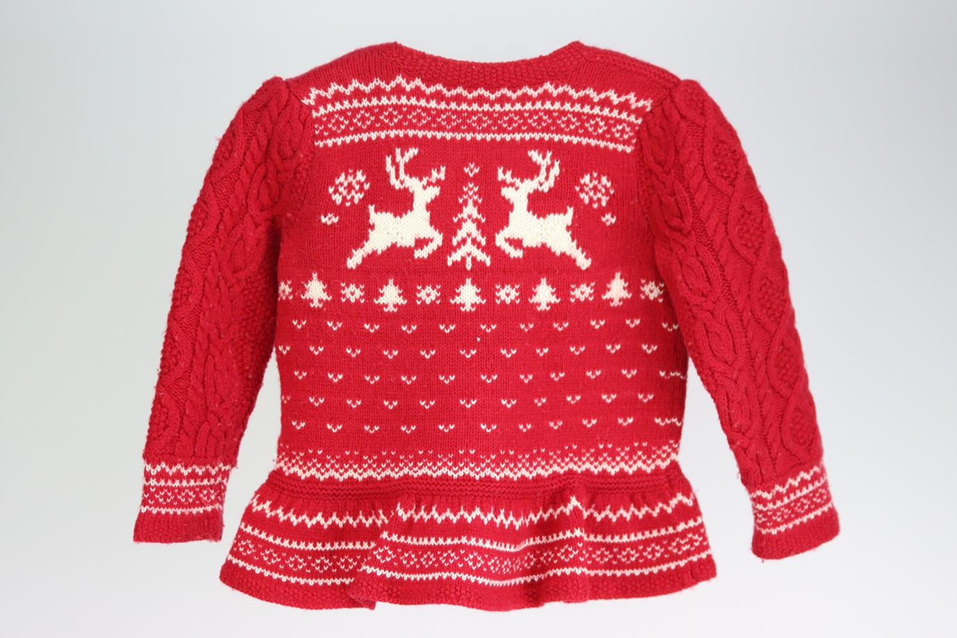 RALPH LAUREN BABY GIRLS KNITTED JUMPER 18 MONTHS - Image 3