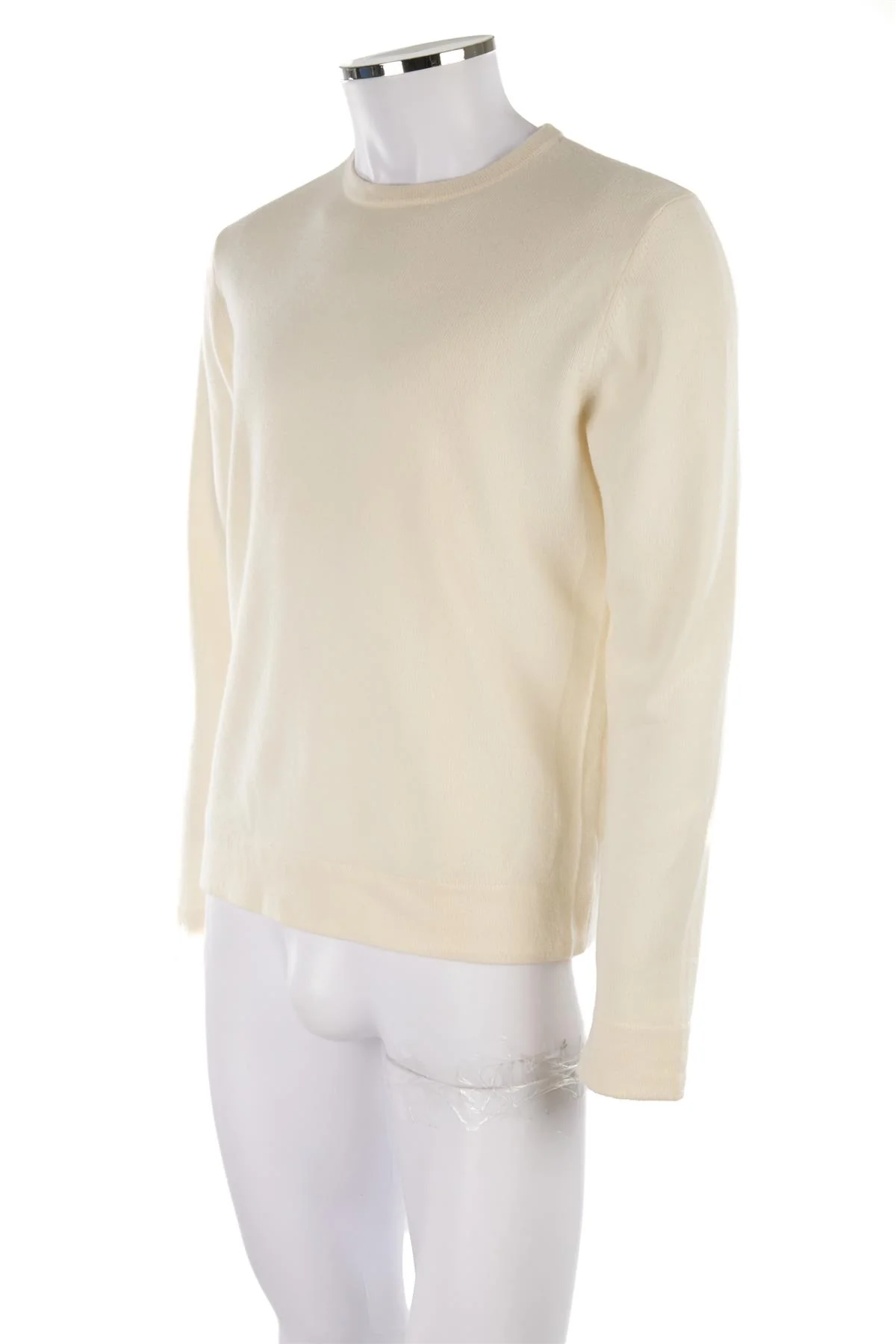 RALPH LAUREN BLACK LABEL CREAM CASHMERE SWEATER LARGE - Image 3
