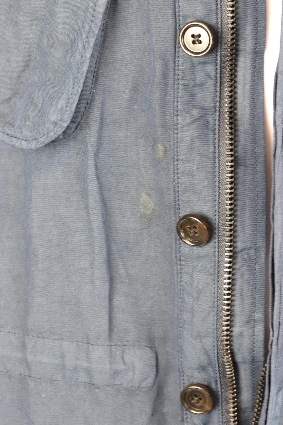 RALPH LAUREN BLACK LABEL MEN'S LINEN AND COTTON BLEND UTILITY JACKET LARGE - Image 4