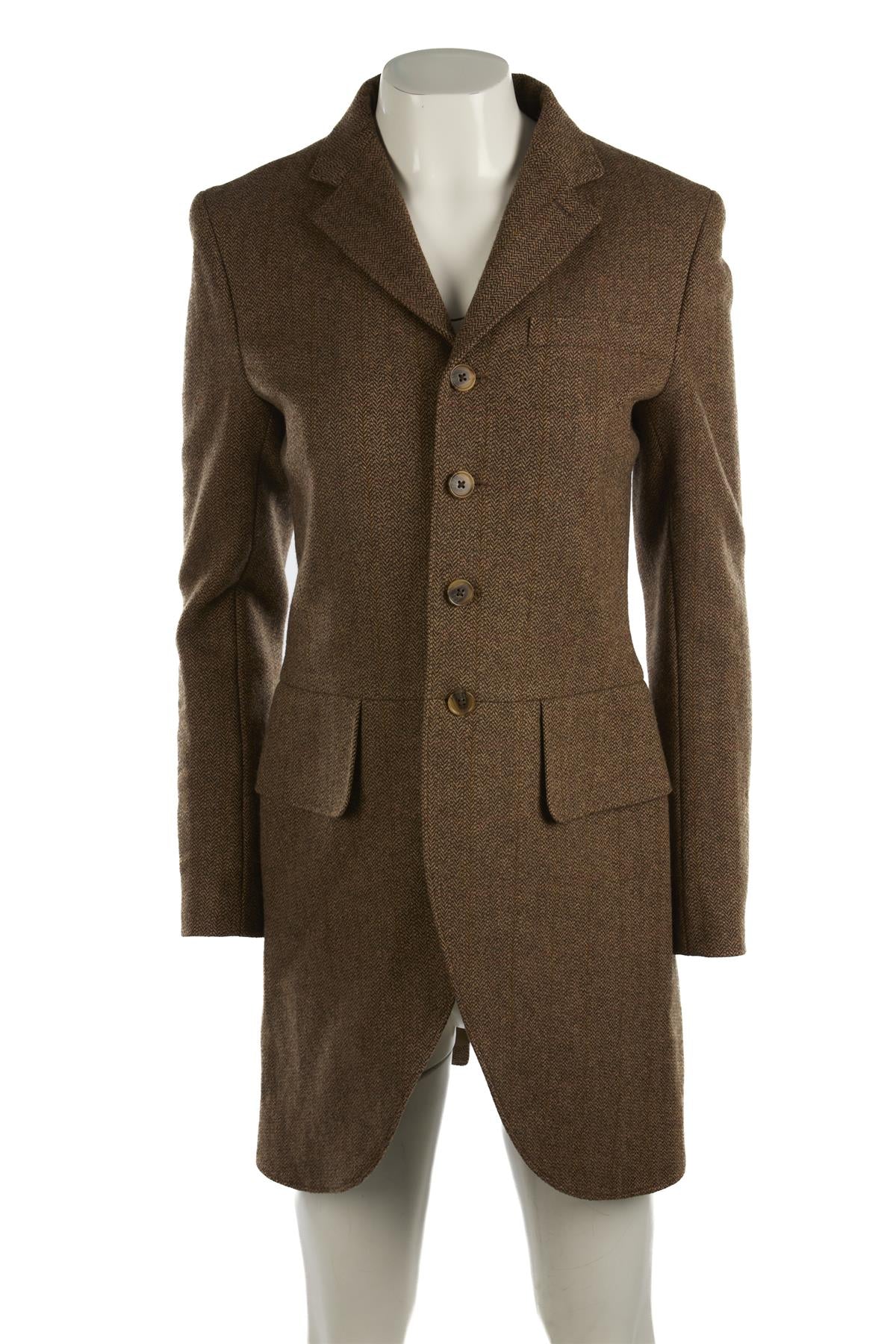 RALPH LAUREN BROWN WOOL BLAZER US 6 UK 10 - Image 2