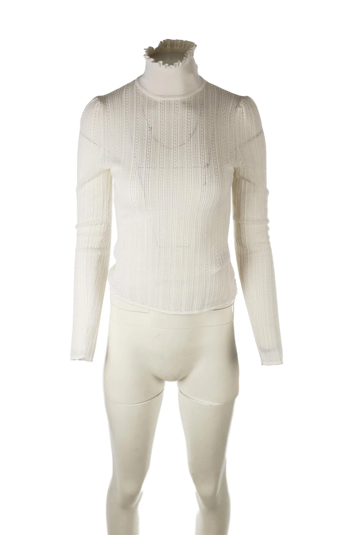 RALPH LAUREN COLLECTION IVORY SILK TOP SMALL - Image 2