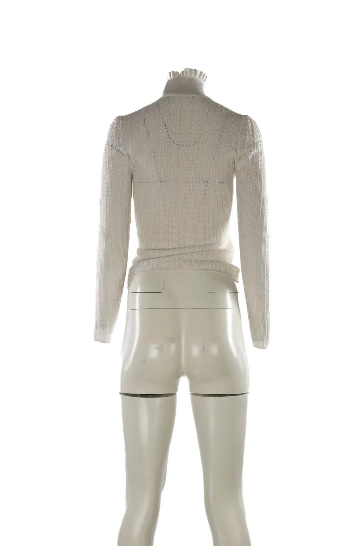RALPH LAUREN COLLECTION IVORY SILK TOP SMALL - Image 4
