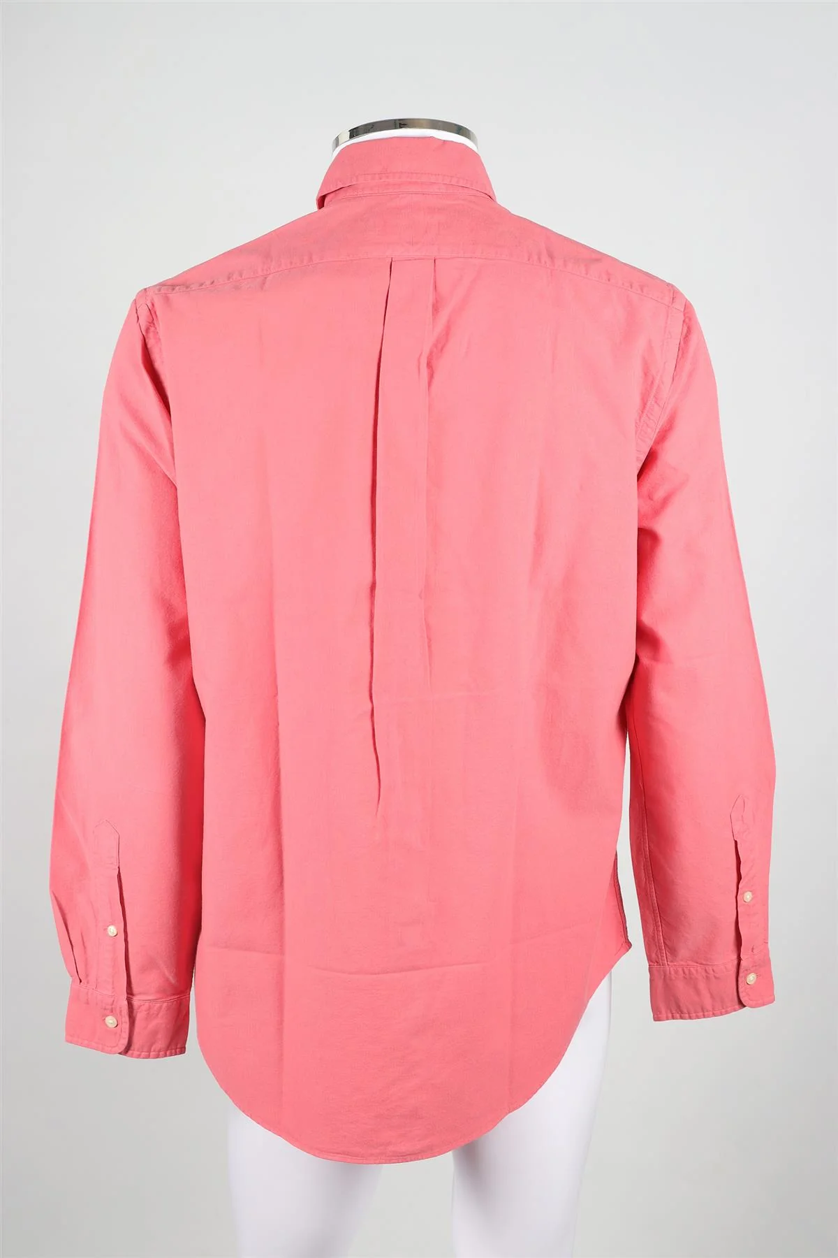 RALPH LAUREN CORAL MEN'S COTTON SHIRT LARGE - Image 4