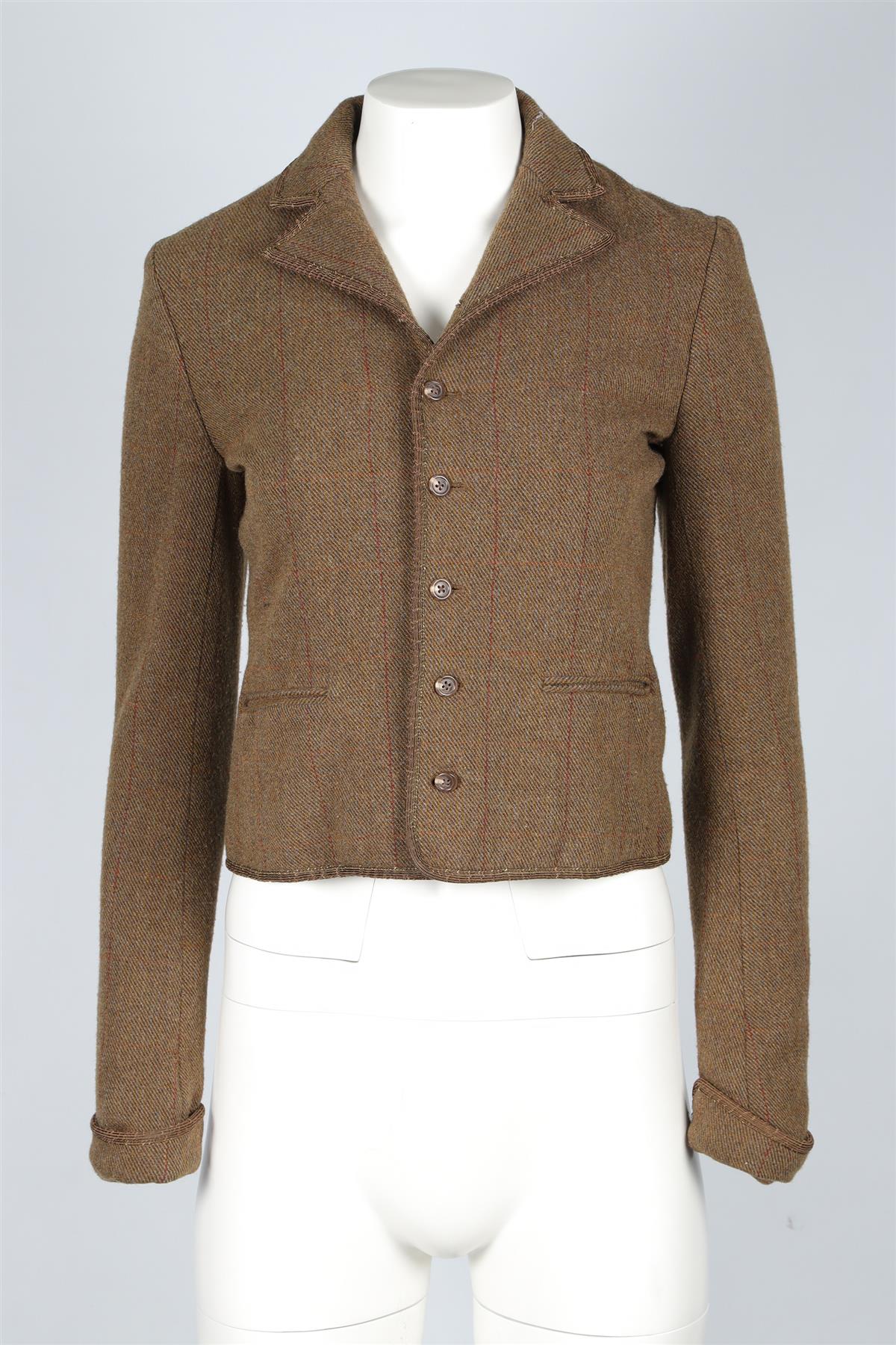 RALPH LAUREN GREEN WOOL BLAZER US 2 UK 6 - Image 2