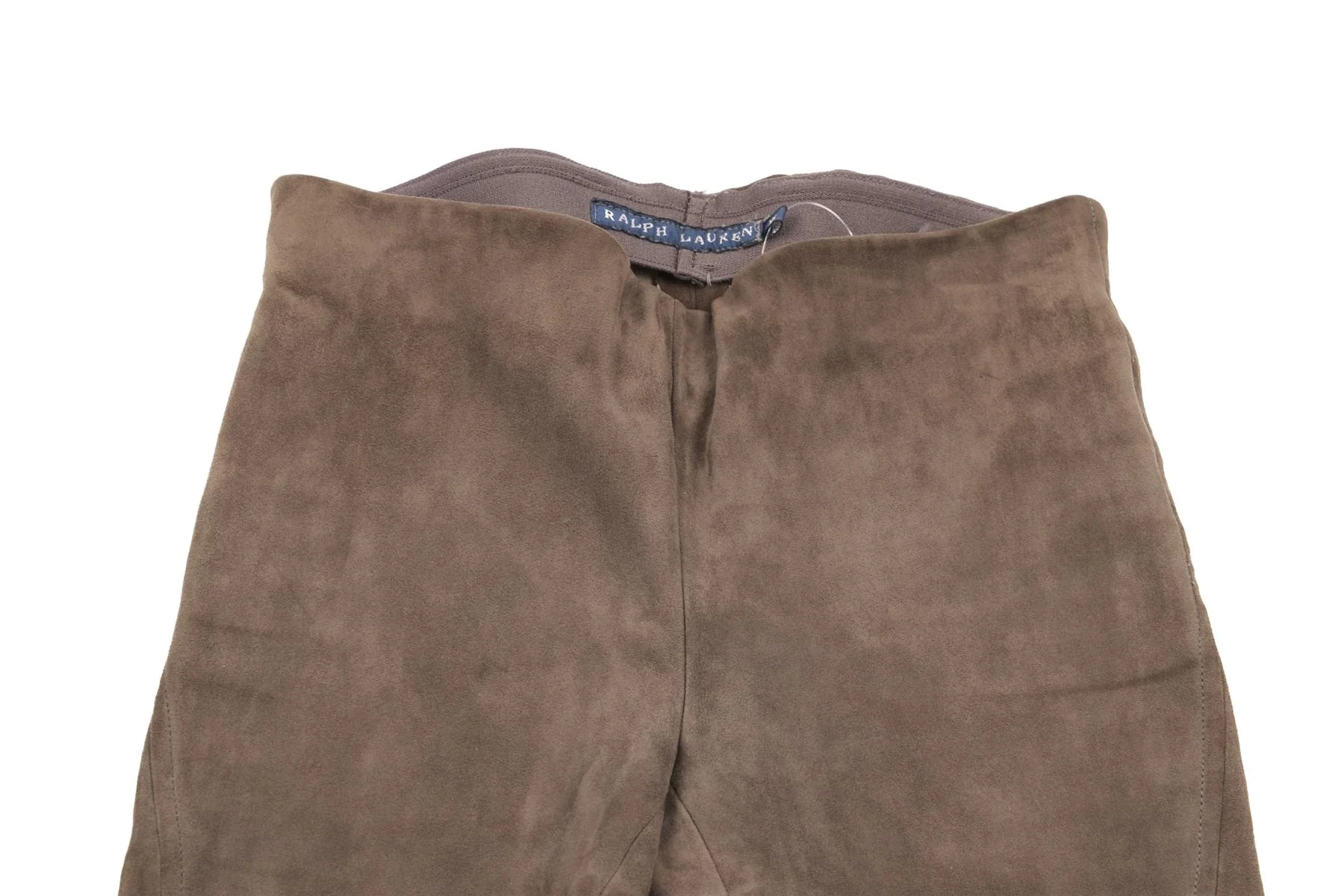 RALPH LAUREN GREY SUEDE SKINNY PANTS XSMALL - Image 3