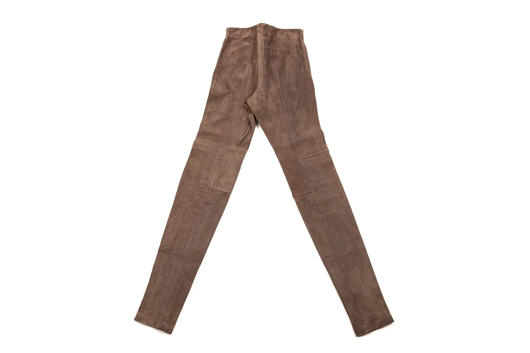 RALPH LAUREN GREY SUEDE SKINNY PANTS XSMALL - Image 4
