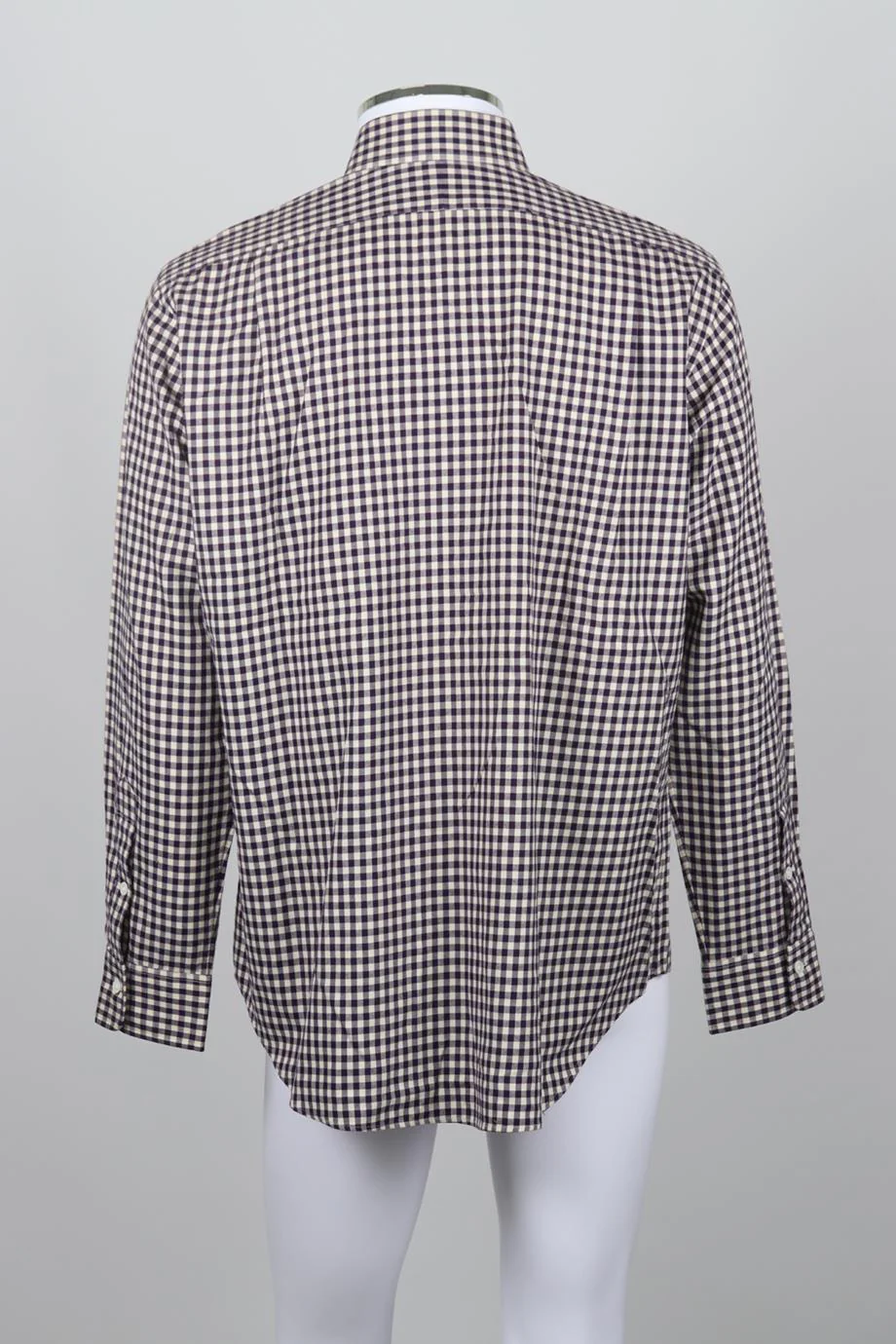 RALPH LAUREN MEN'S CHECKED COTTON SHIRT LARGE - Image 4