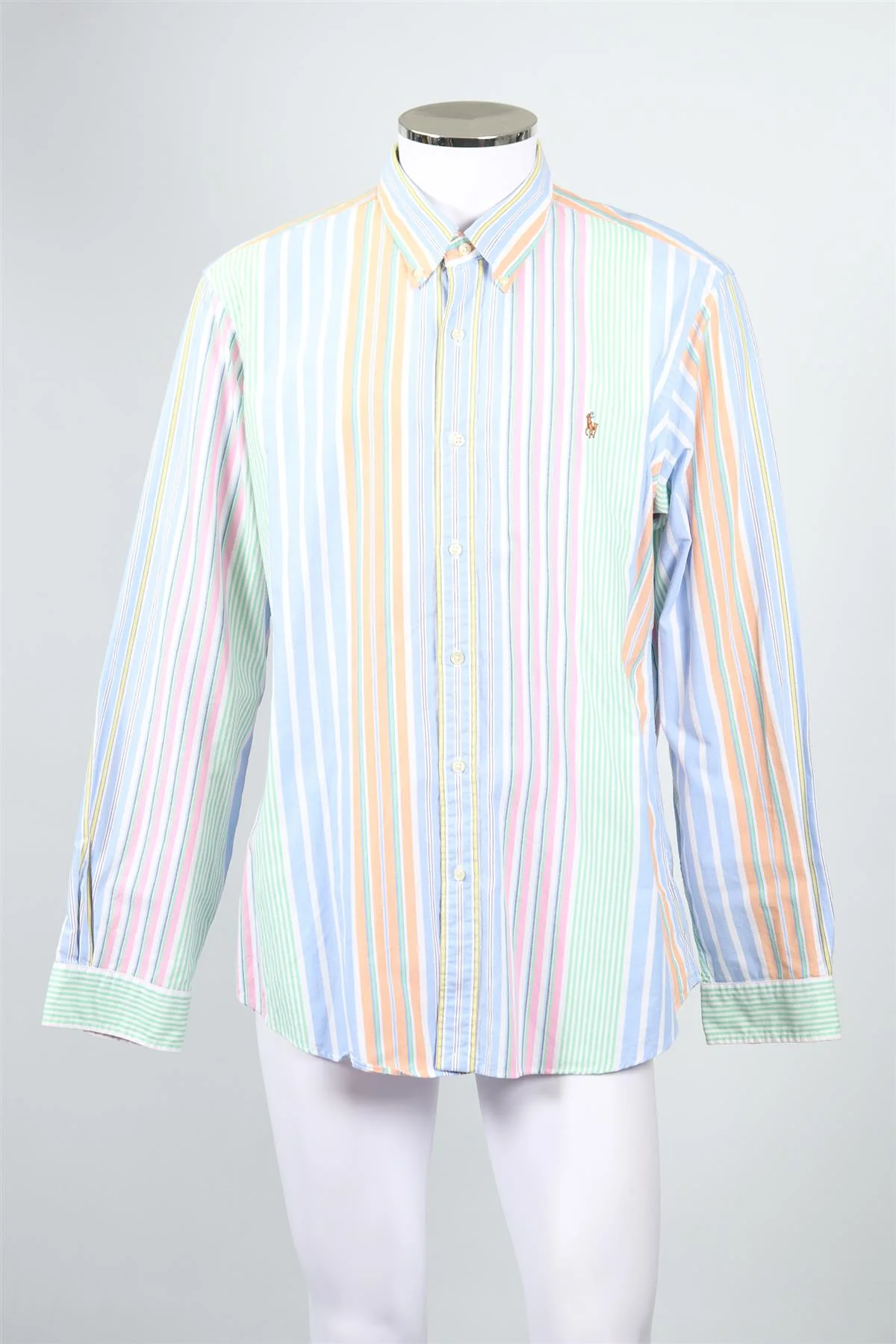 RALPH LAUREN MEN'S STRIPED COTTON SHIRT XLARGE - Image 2