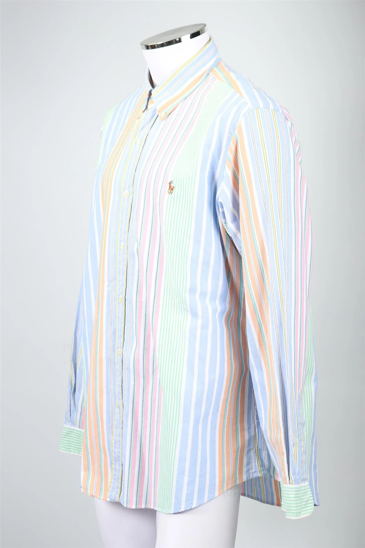 RALPH LAUREN MEN'S STRIPED COTTON SHIRT XLARGE - Image 3