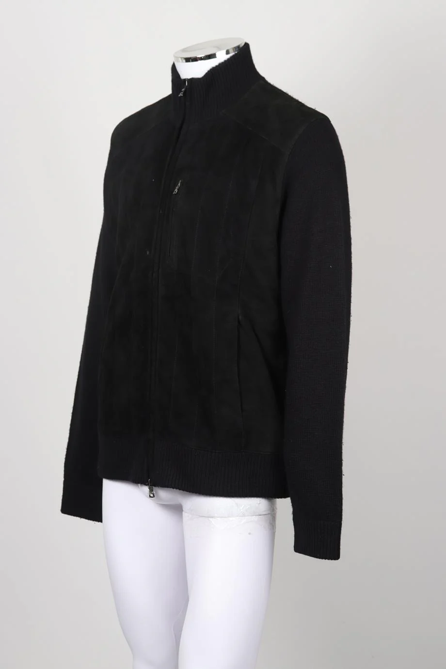 RALPH LAUREN MEN'S SUEDE AND CASHMERE BLEND JACKET LARGE - Image 3