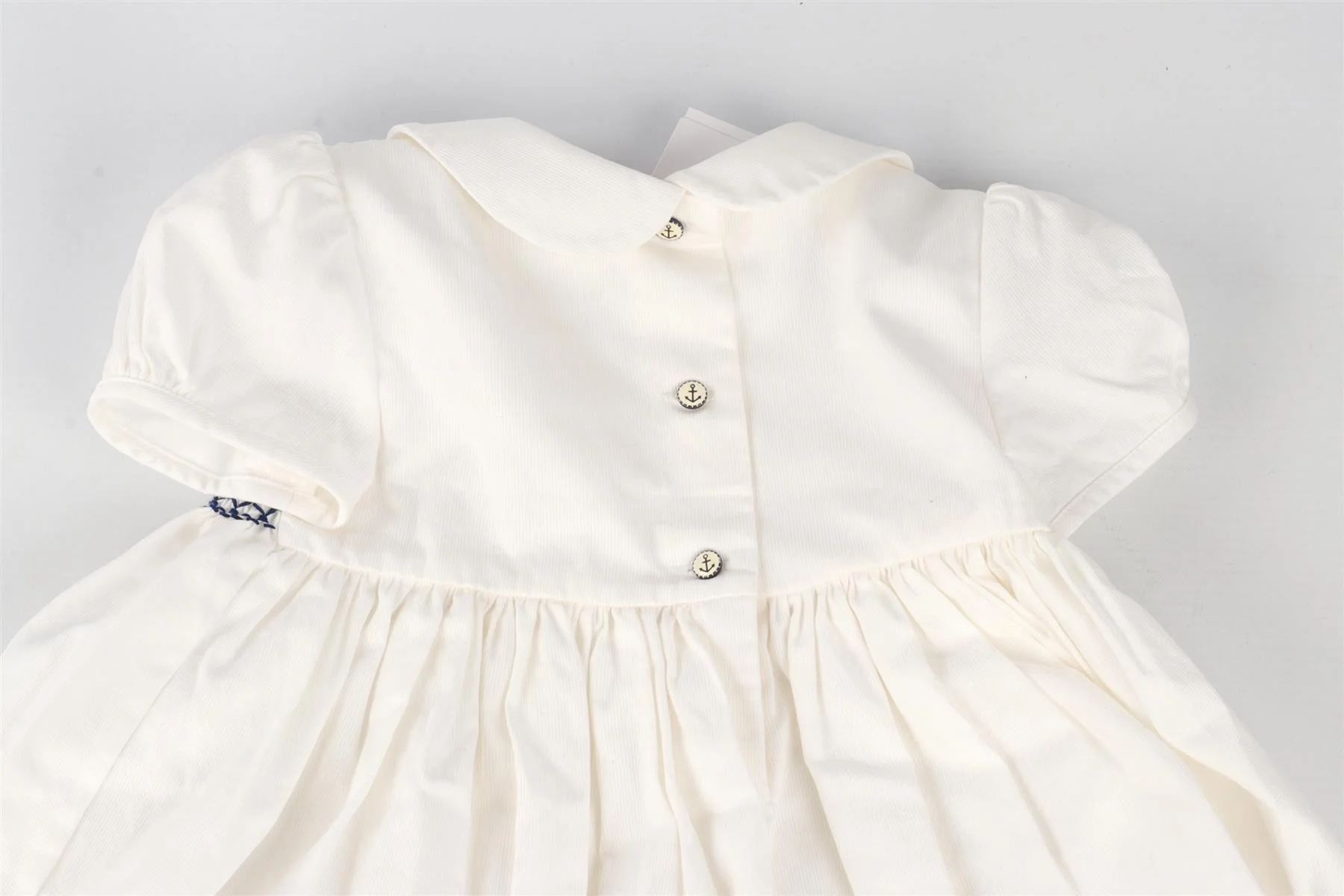 RALPH LAUREN WHITE BABY GIRLS DRESS AND BLOOMERS 18 MONTHS - Image 6