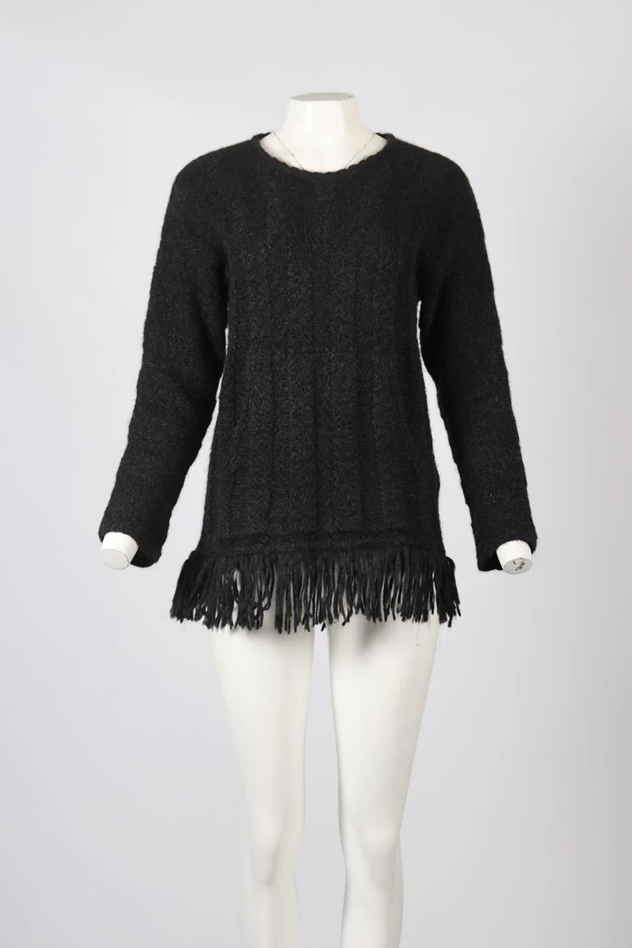 RAQUEL ALLEGRA ALPACA BLEND SWEATER UK 8 - Image 2