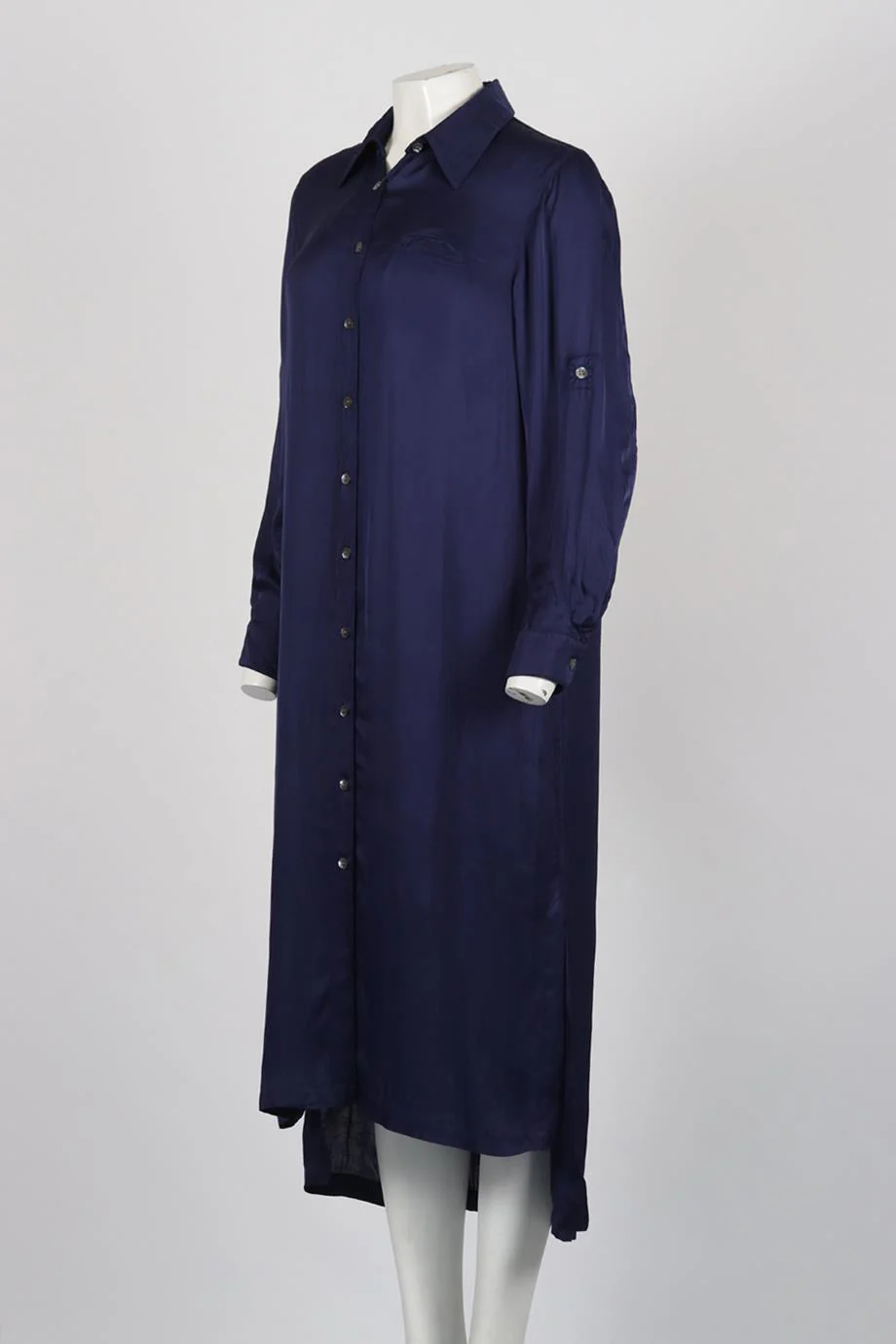 RAQUEL ALLEGRA COTTON BLEND MIDI DRESS UK 10 - Image 3