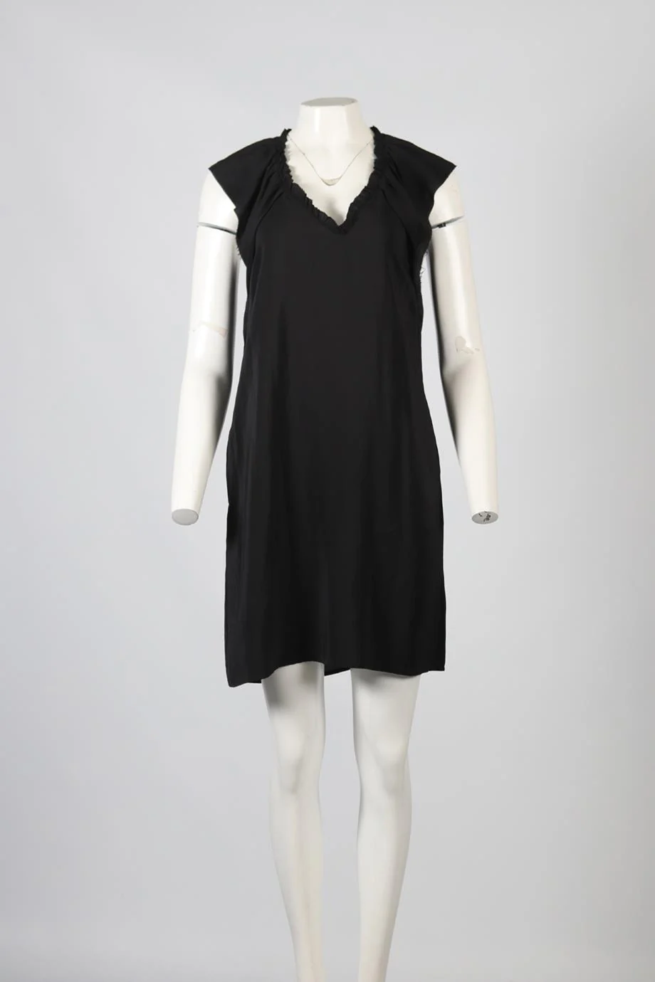 RAQUEL ALLEGRA SILK MIDI DRESS 1 UK 10-12 - Image 2