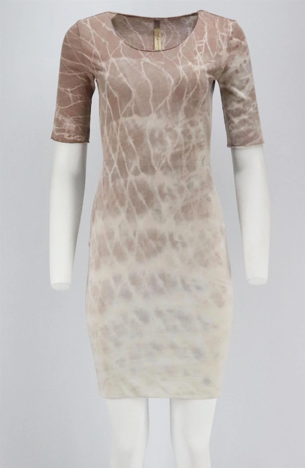 RAQUEL ALLEGRA TIE DYED COTTON BLEND JERSEY MINI DRESS UK 6 - Image 2