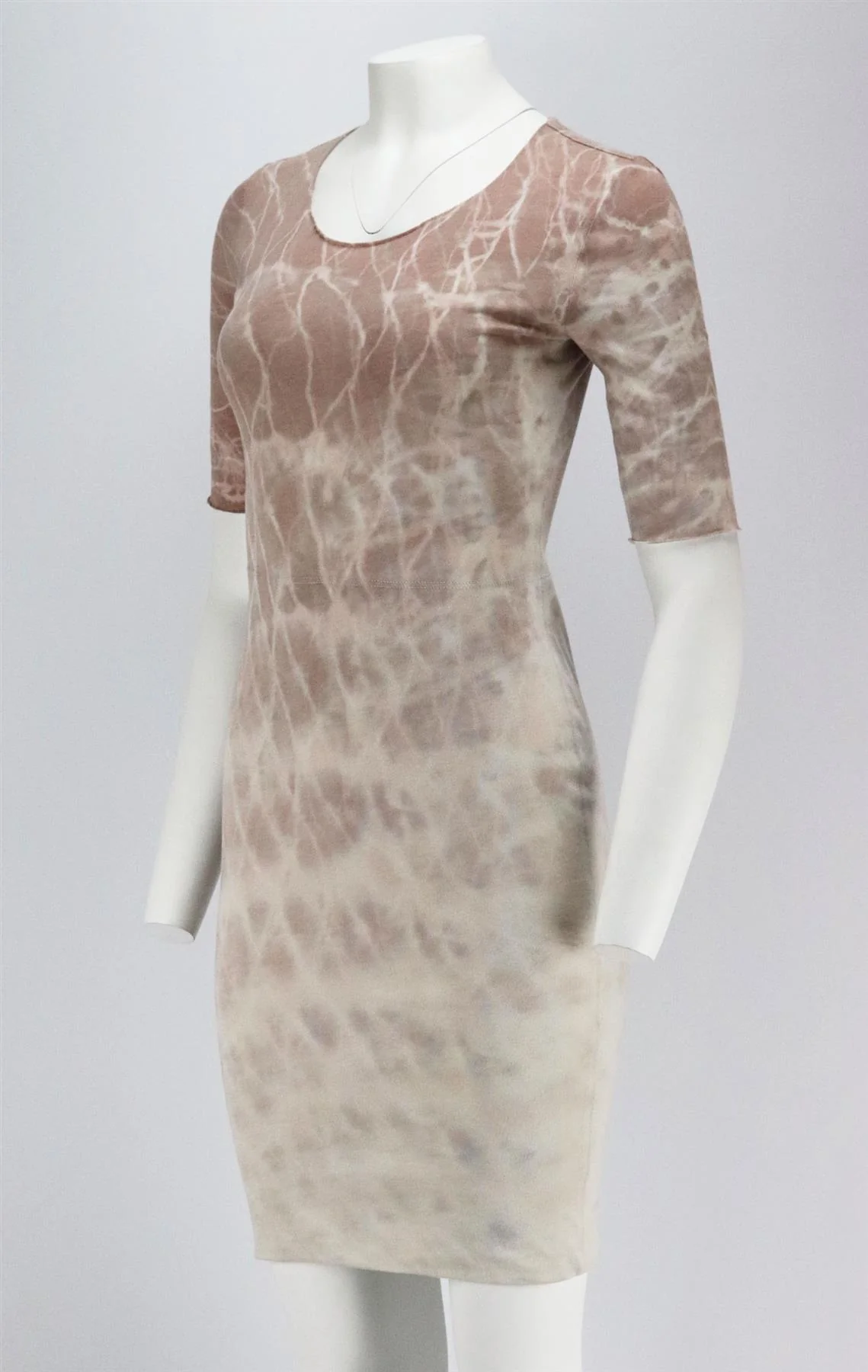 RAQUEL ALLEGRA TIE DYED COTTON BLEND JERSEY MINI DRESS UK 6 - Image 3