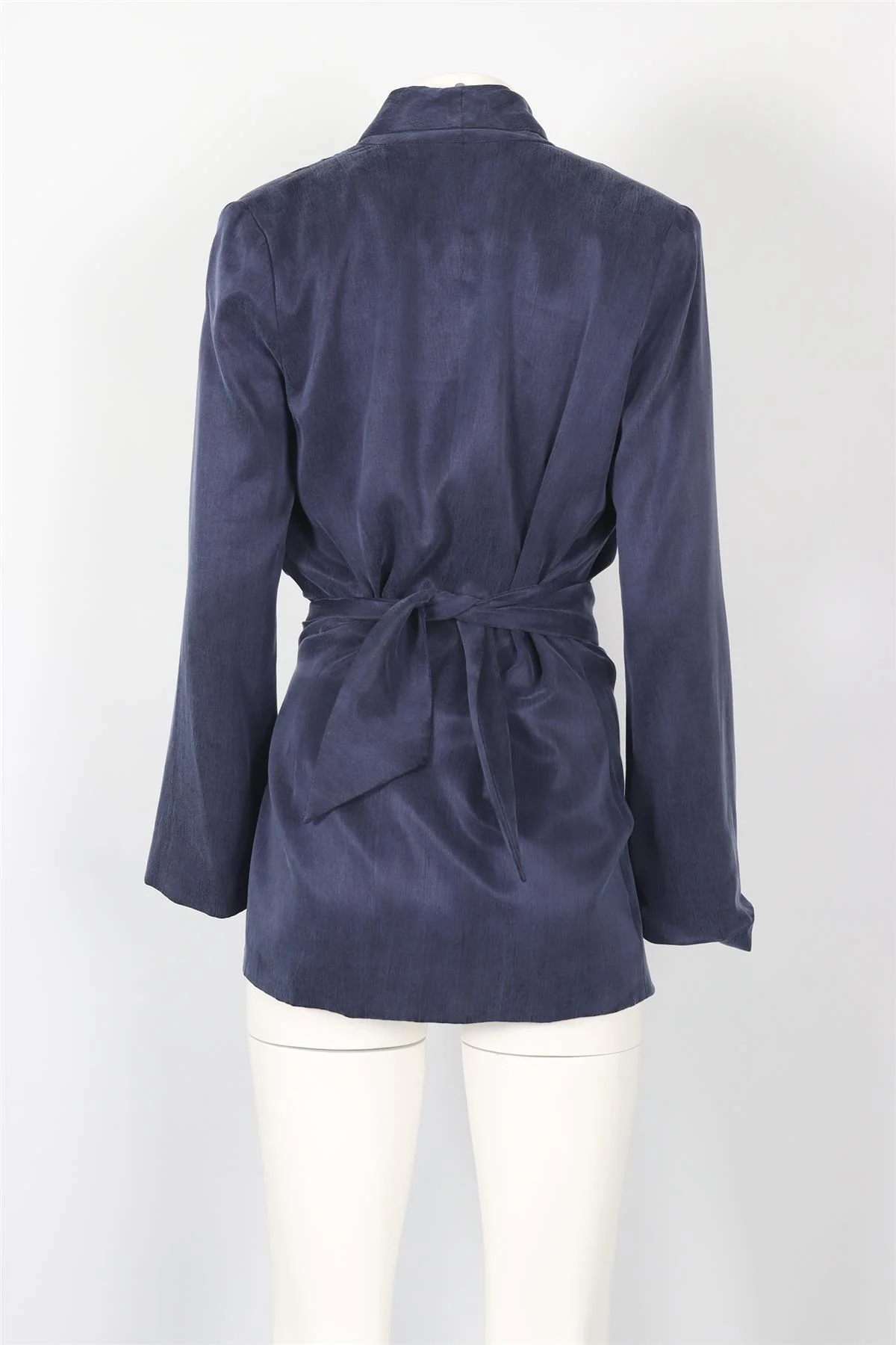 RAT & BOA BLUE WOVEN BLAZER MEDIUM - Image 4