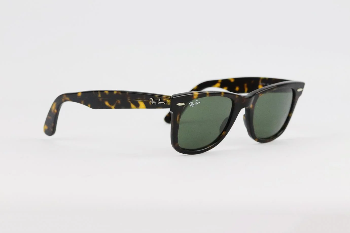 RAY BAN SQUARE FRAME TORTOISESHELL ACETATE SUNGLASSES - Image 2