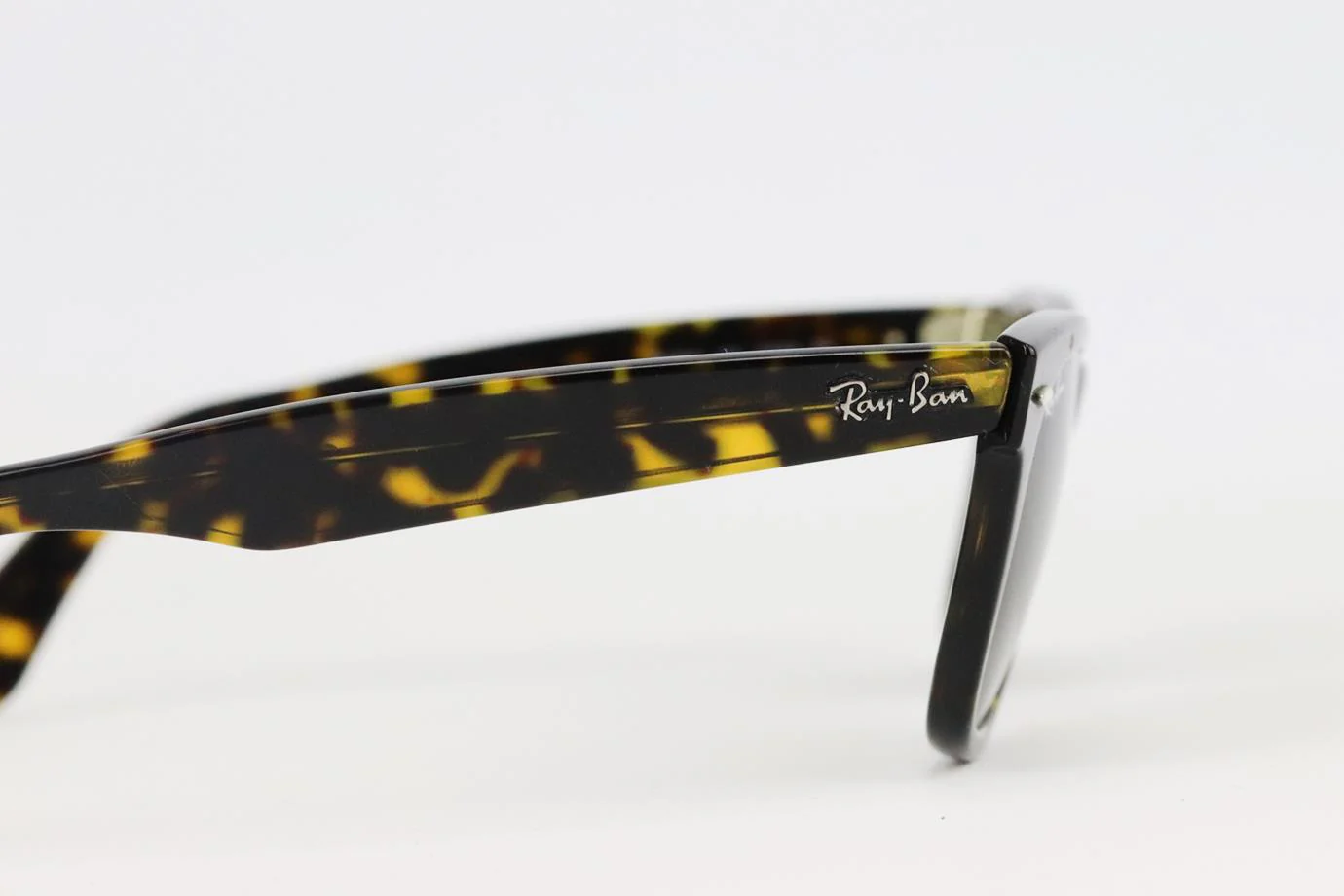 RAY BAN SQUARE FRAME TORTOISESHELL ACETATE SUNGLASSES - Image 5