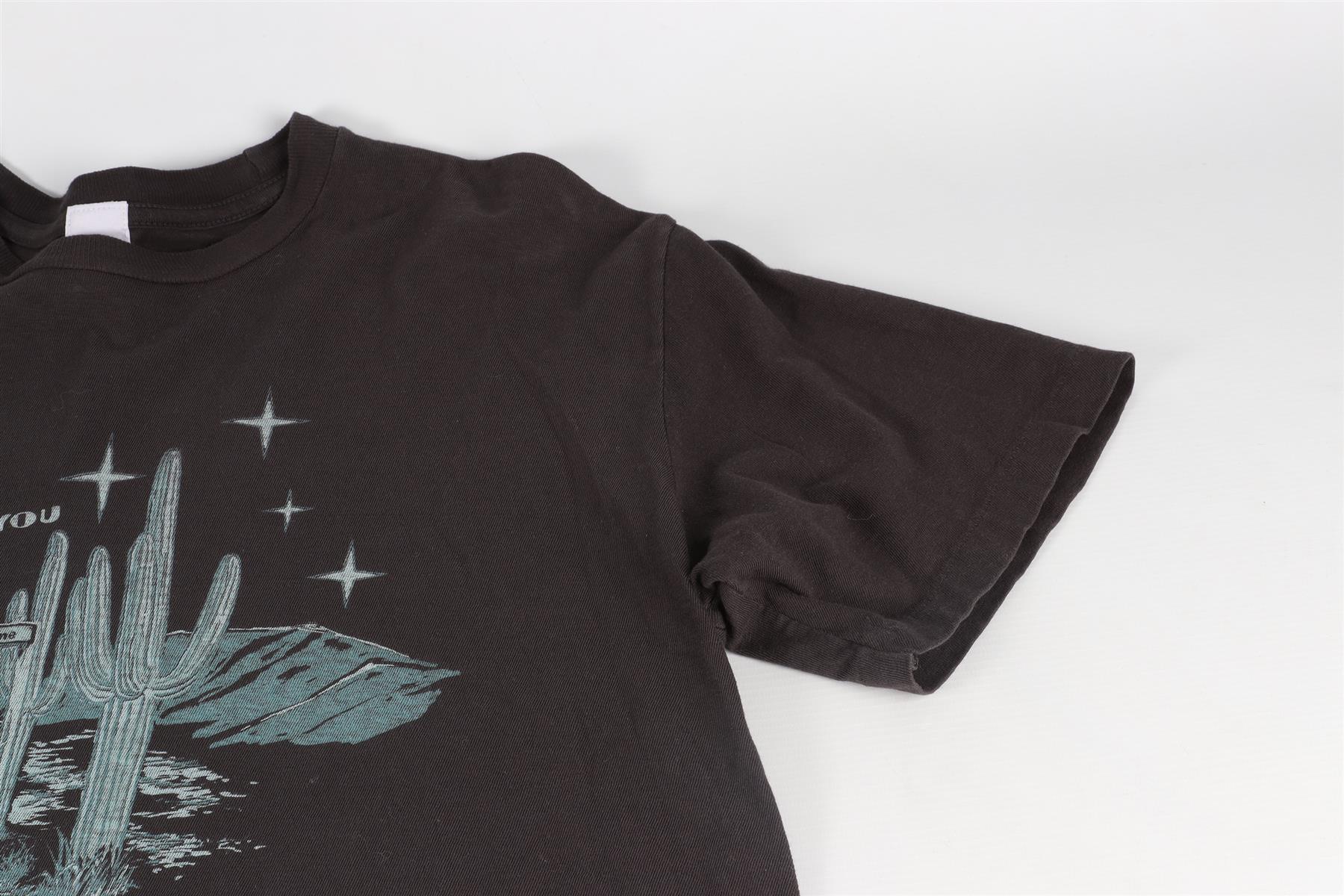 RE/DONE BLACK COTTON T-SHIRT SMALL - Image 4