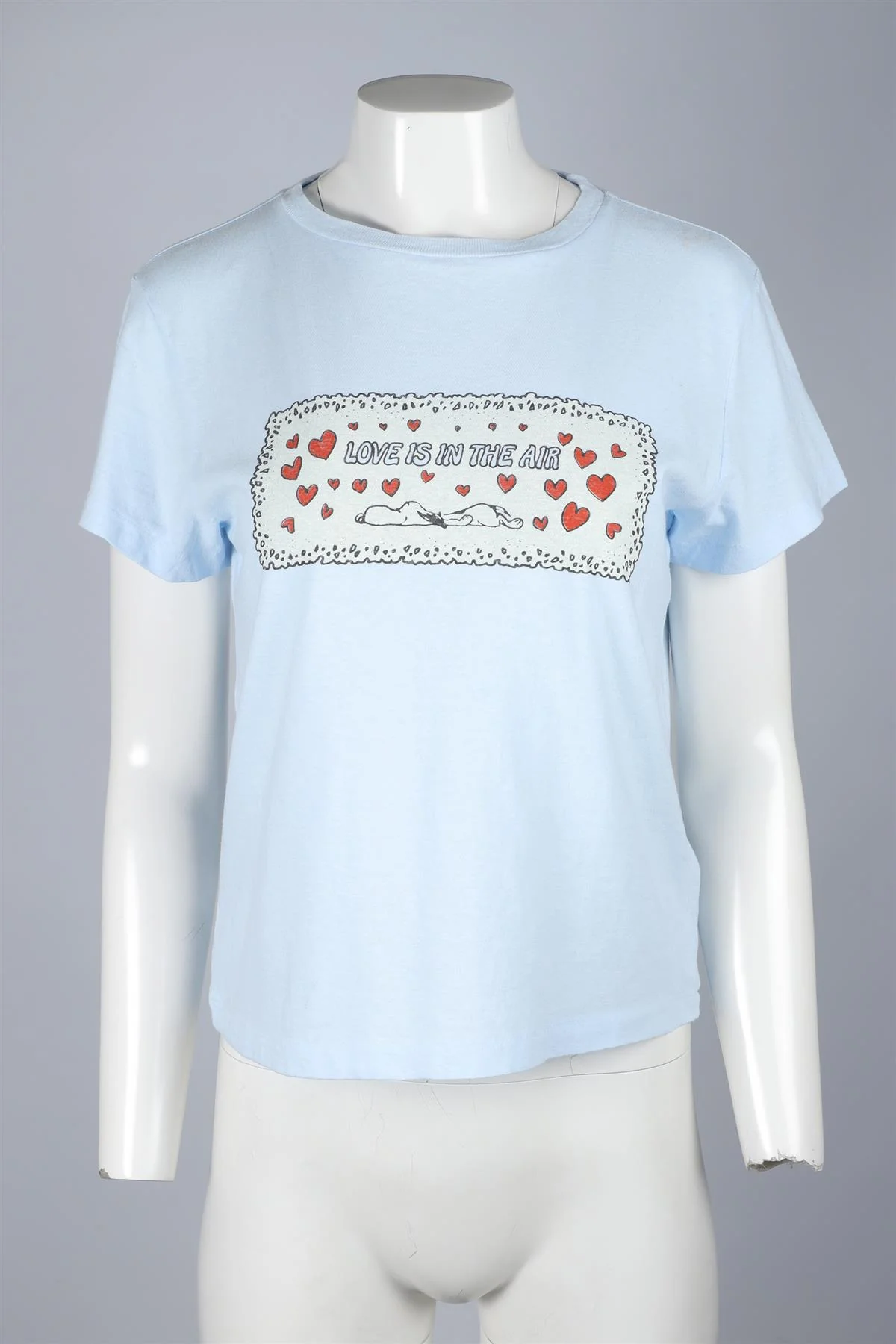 RE/DONE BLUE COTTON T-SHIRT MEDIUM - Image 2