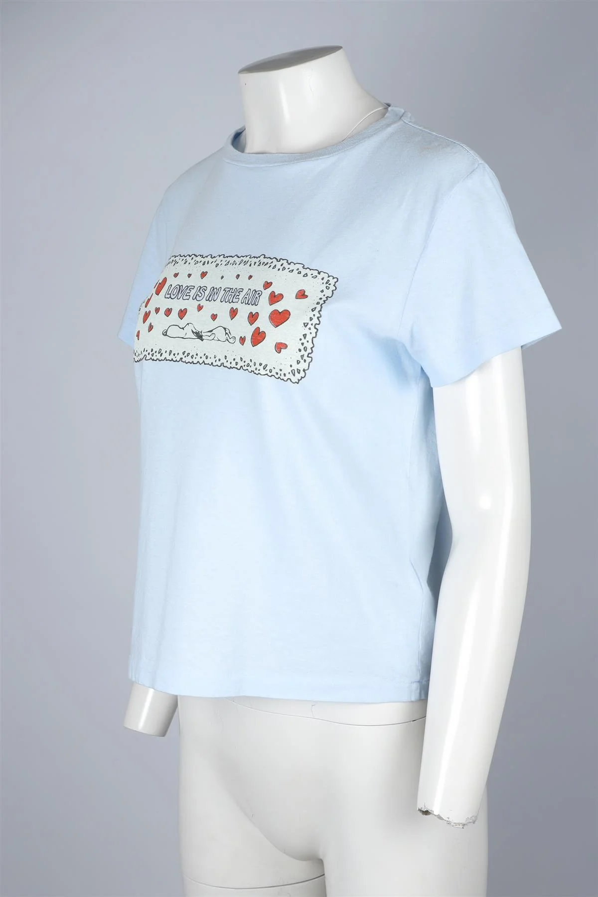RE/DONE BLUE COTTON T-SHIRT MEDIUM - Image 3