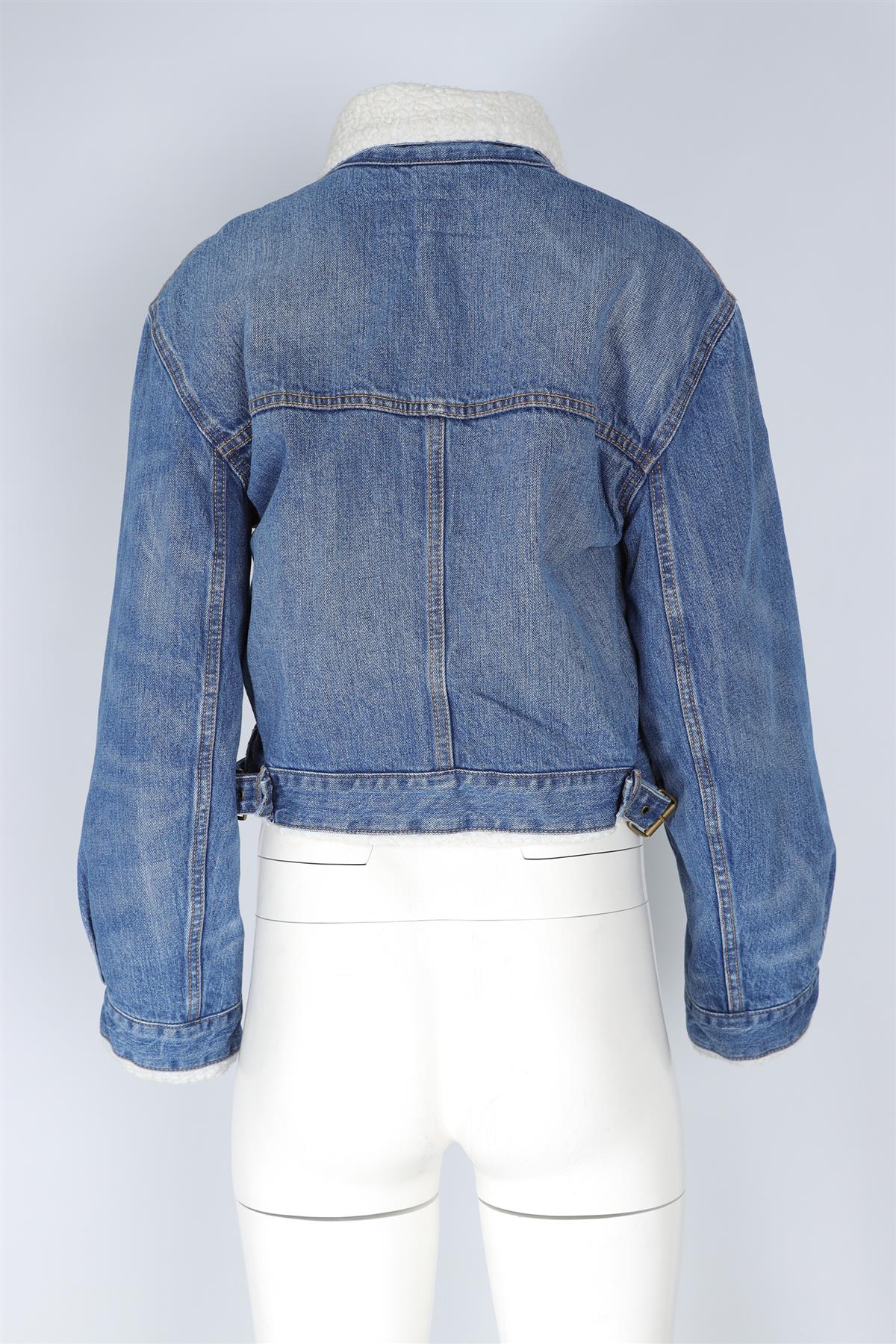 RE/DONE BLUE DENIM JACKET SMALL - Image 4