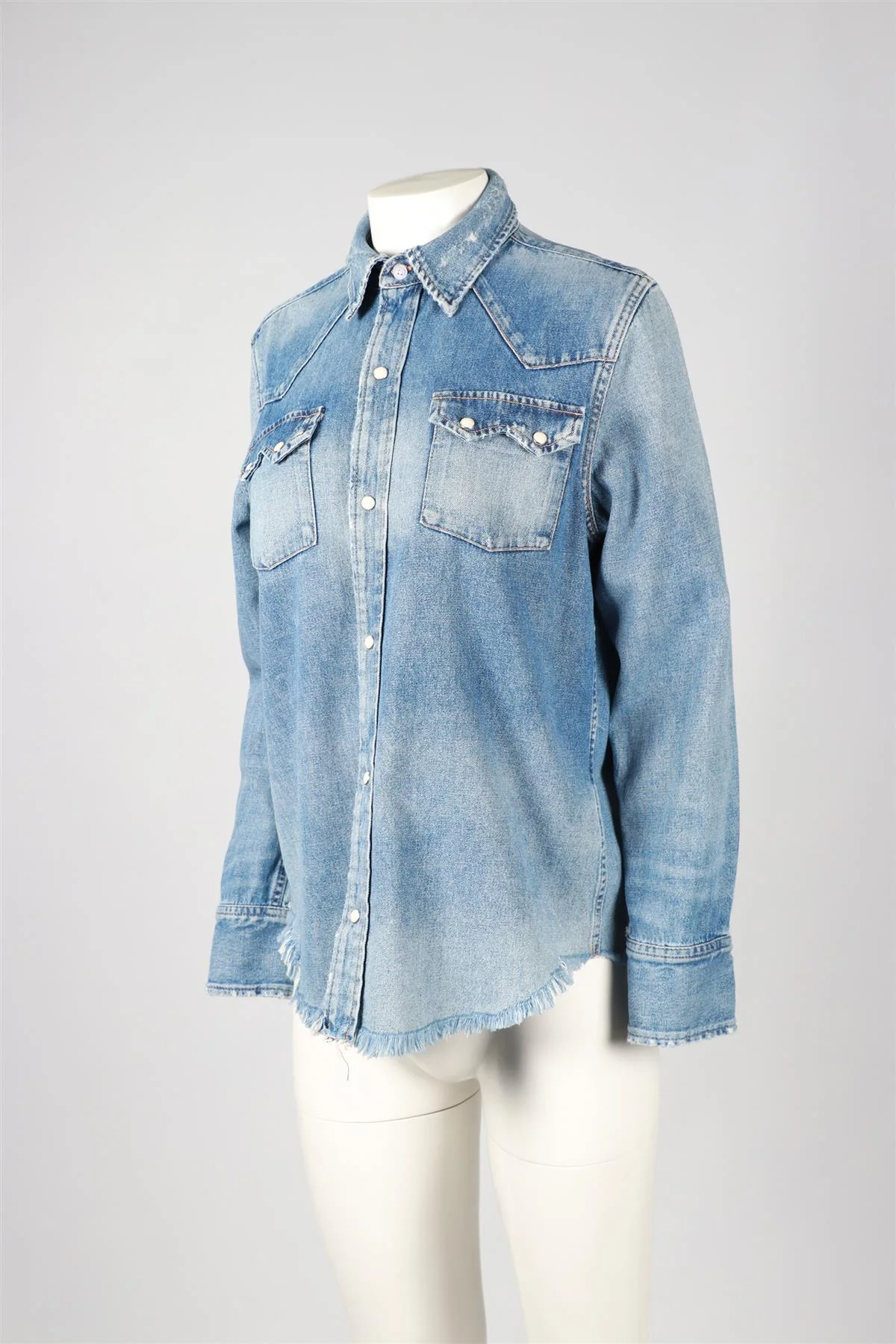 RE/DONE BLUE DENIM SHIRT - Image 3