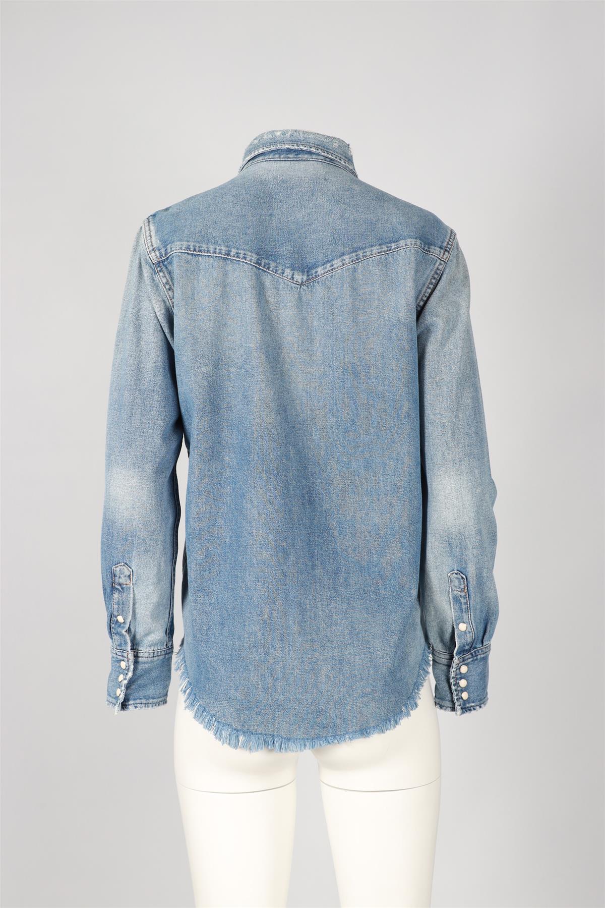 RE/DONE BLUE DENIM SHIRT - Image 4