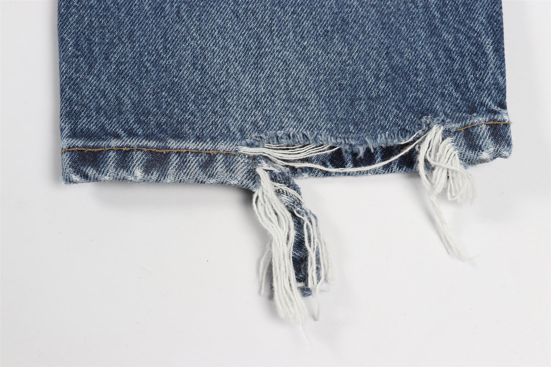 RE/DONE BLUE STRAIGHT LEG JEANS W24 - Image 6