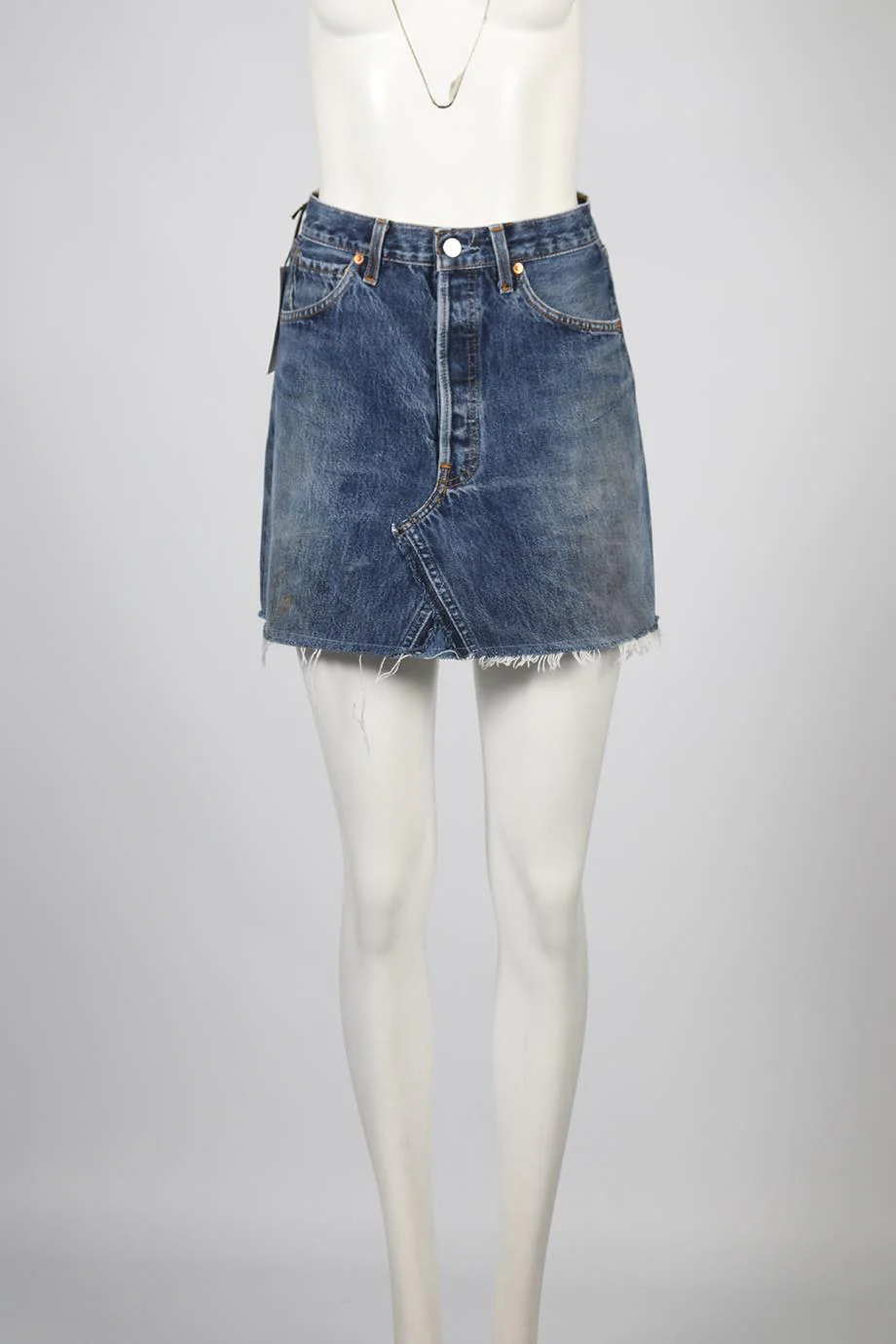RE/DONE DENIM MINI SKIRT W25 UK 6-8 - Image 2