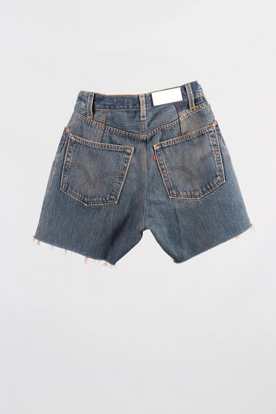 RE/DONE HIGH RISE DENIM SHORTS W24 UK 6 - Image 3