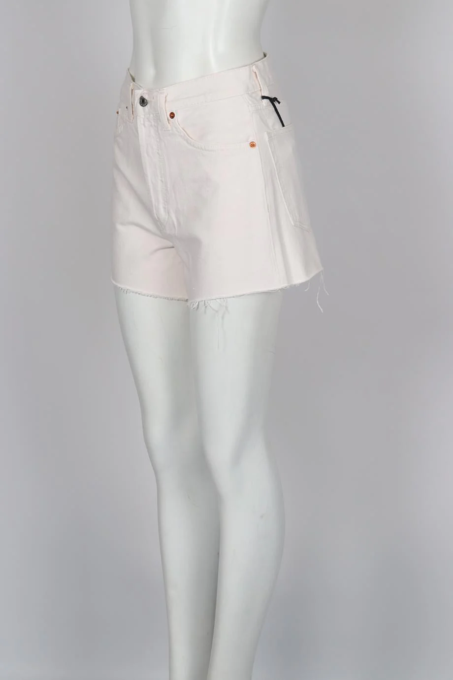 RE/DONE HIGH RISE DENIM SHORTS W25 UK 6-8 - Image 3