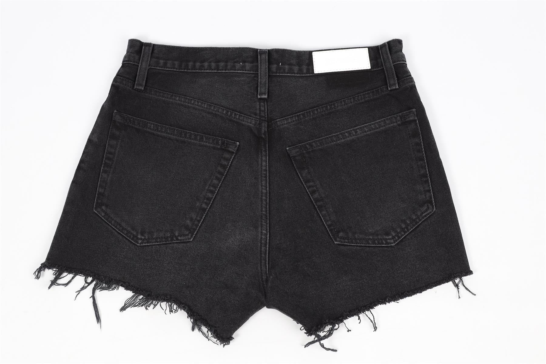 RE/DONE HIGH RISE DENIM SHORTS W27 UK 8-10 - Image 4