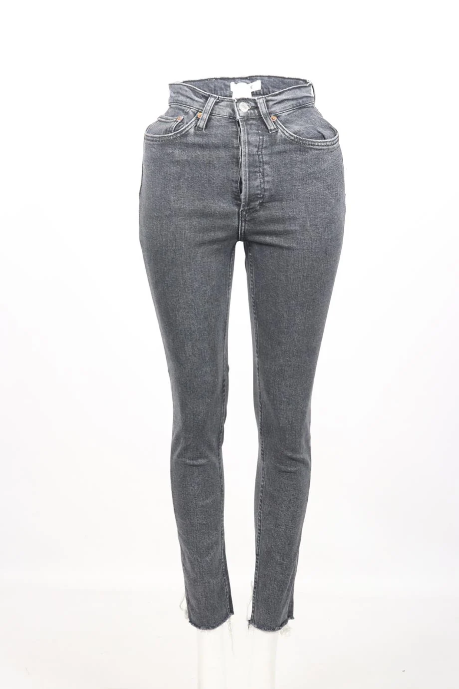 RE/DONE HIGH RISE SKINNY JEANS W24 UK 6 - Image 2