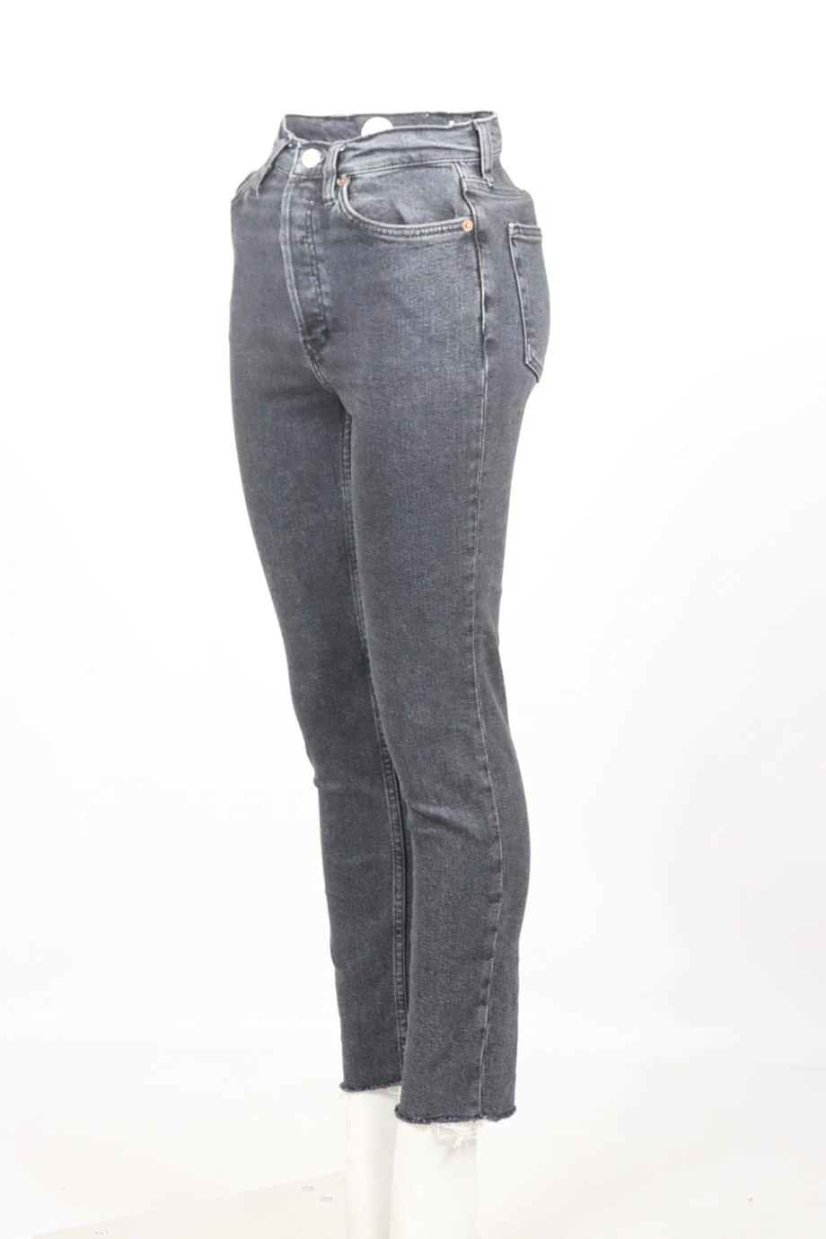 RE/DONE HIGH RISE SKINNY JEANS W24 UK 6 - Image 3