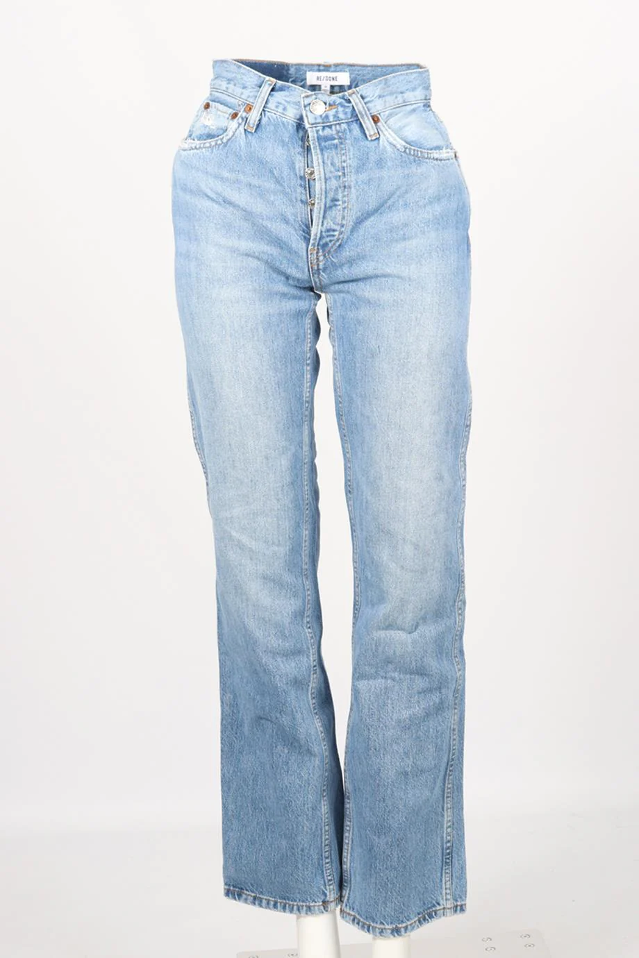 RE/DONE HIGH RISE STRAIGHT LEG JEANS W25 UK 6-8 - Image 2
