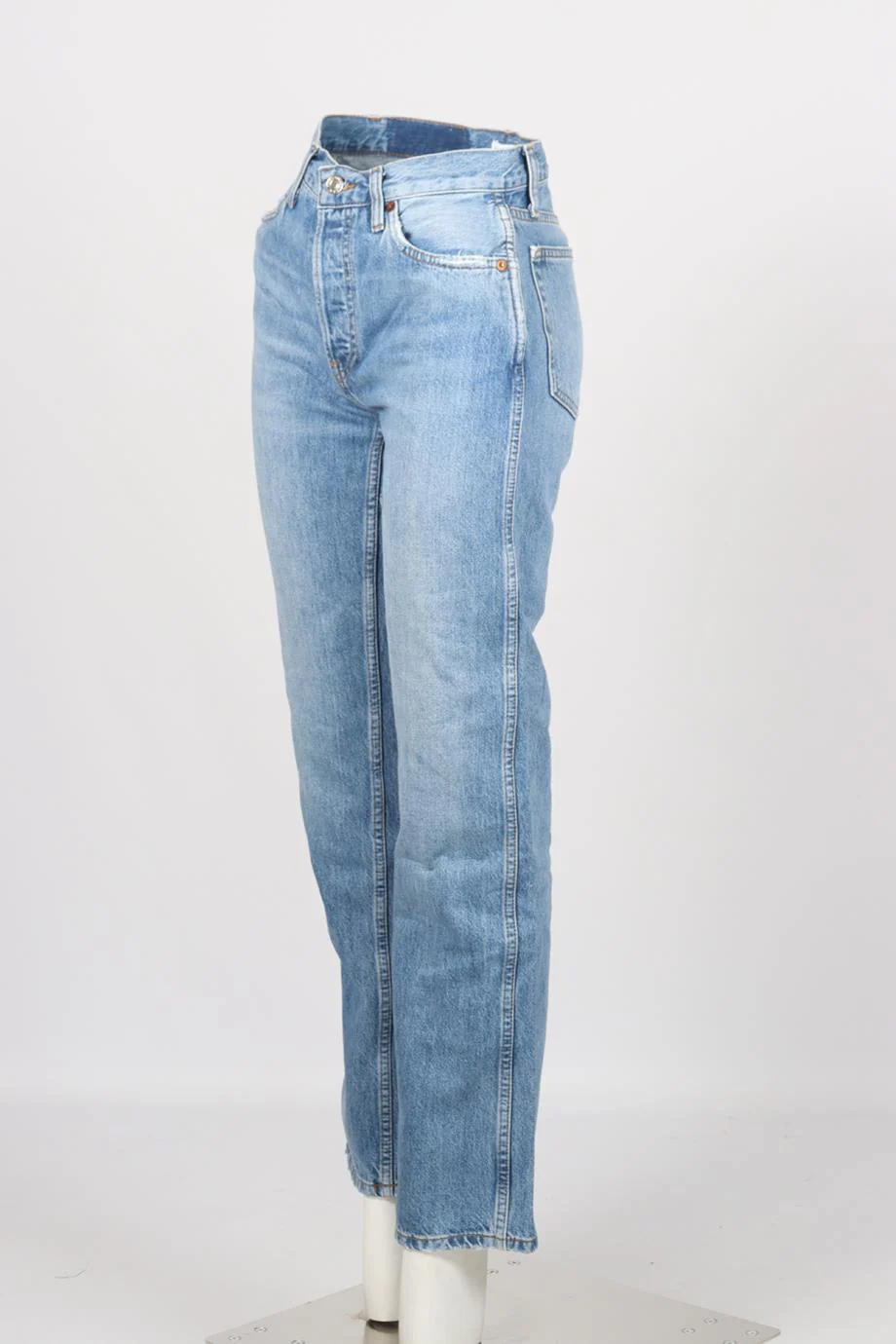 RE/DONE HIGH RISE STRAIGHT LEG JEANS W25 UK 6-8 - Image 3