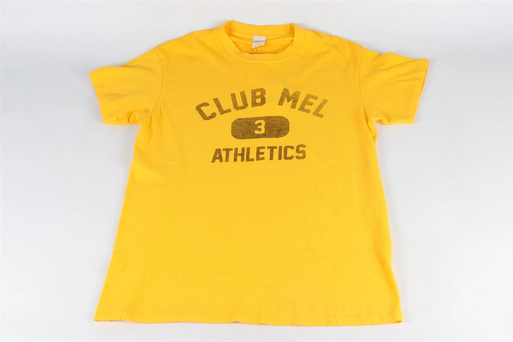 RE/DONE + MEL OTTENBERG YELLOW COTTON T-SHIRT SMALL - Image 2
