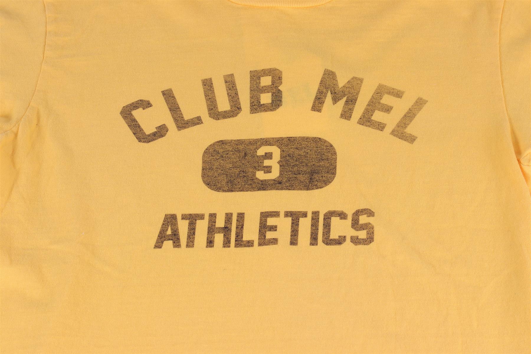 RE/DONE + MEL OTTENBERG YELLOW COTTON T-SHIRT SMALL - Image 3