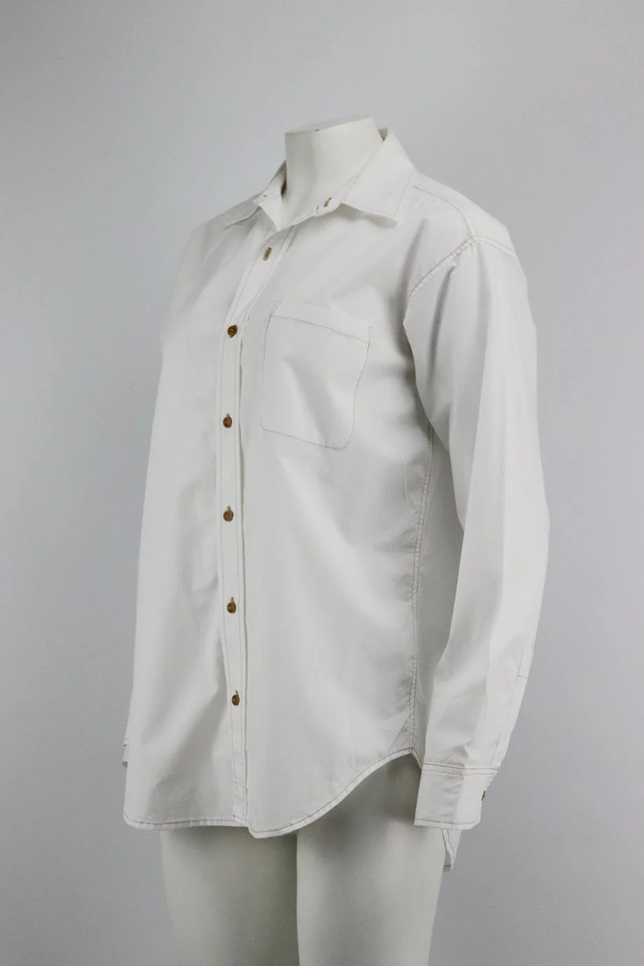 RE/DONE OVERSIZED COTTON SHIRT SMALL - Image 3