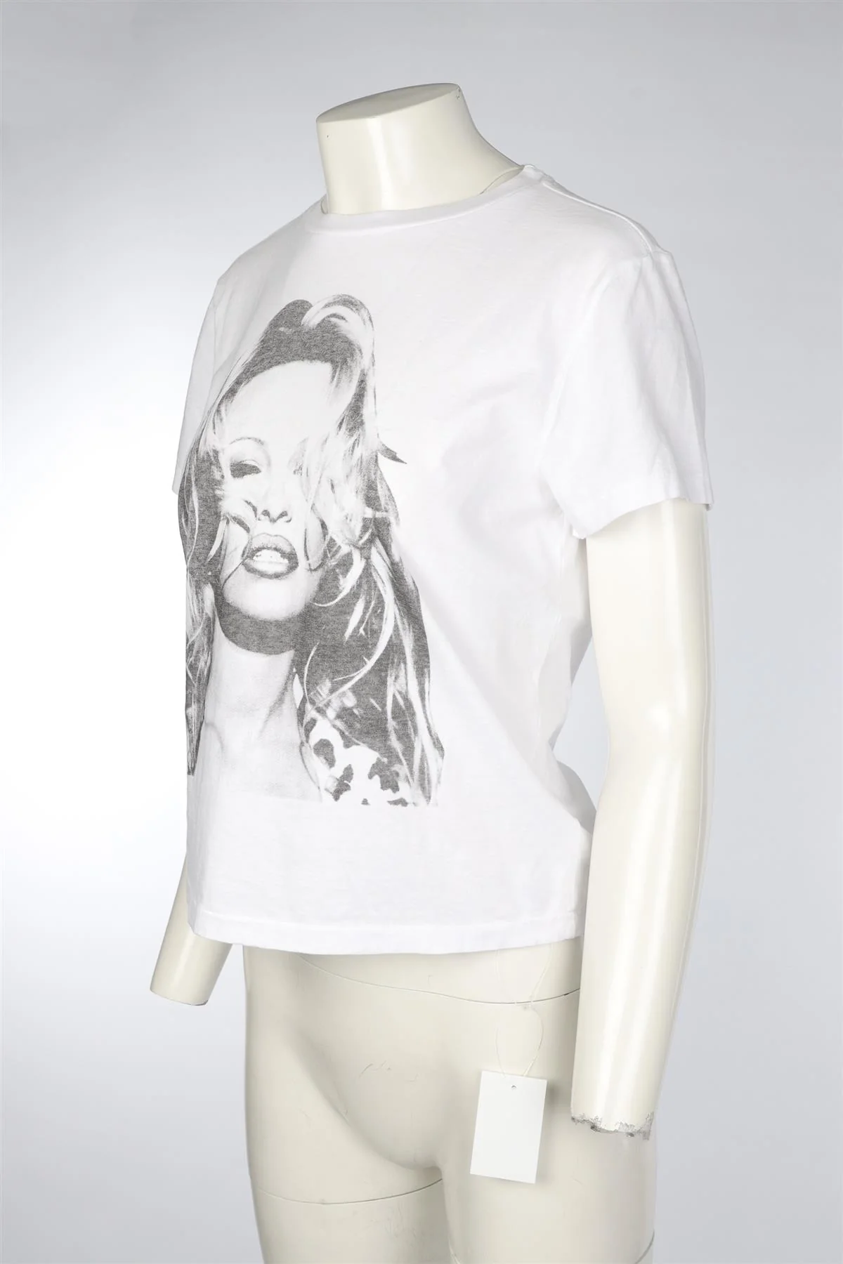 RE/DONE + PAMELA ANDERSON WHITE COTTON T-SHIRT MEDIUM - Image 3